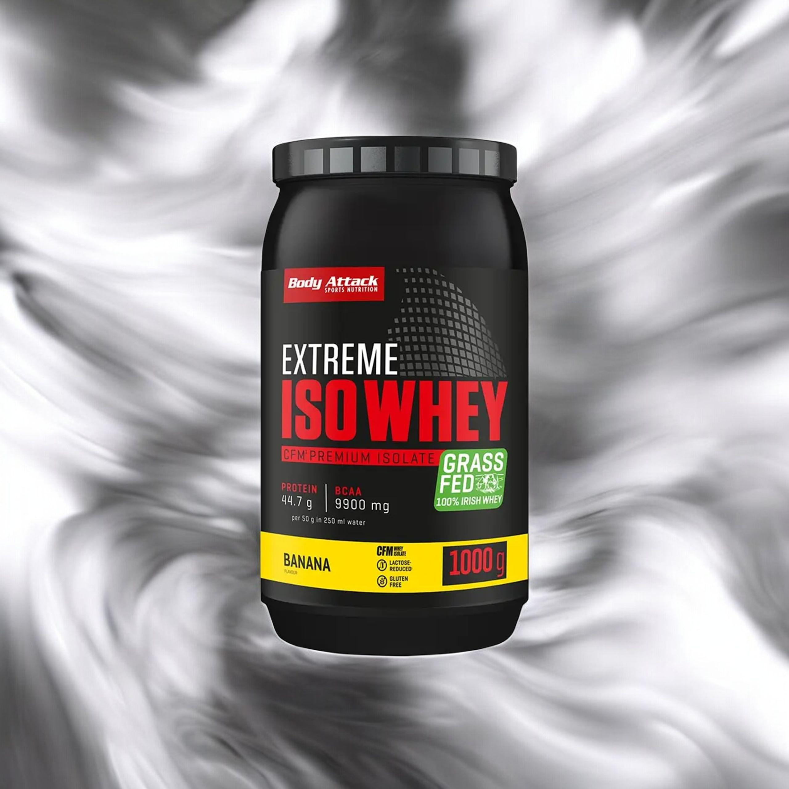 BODY ATTACK Extreme Iso Whey - 3x 1000g
