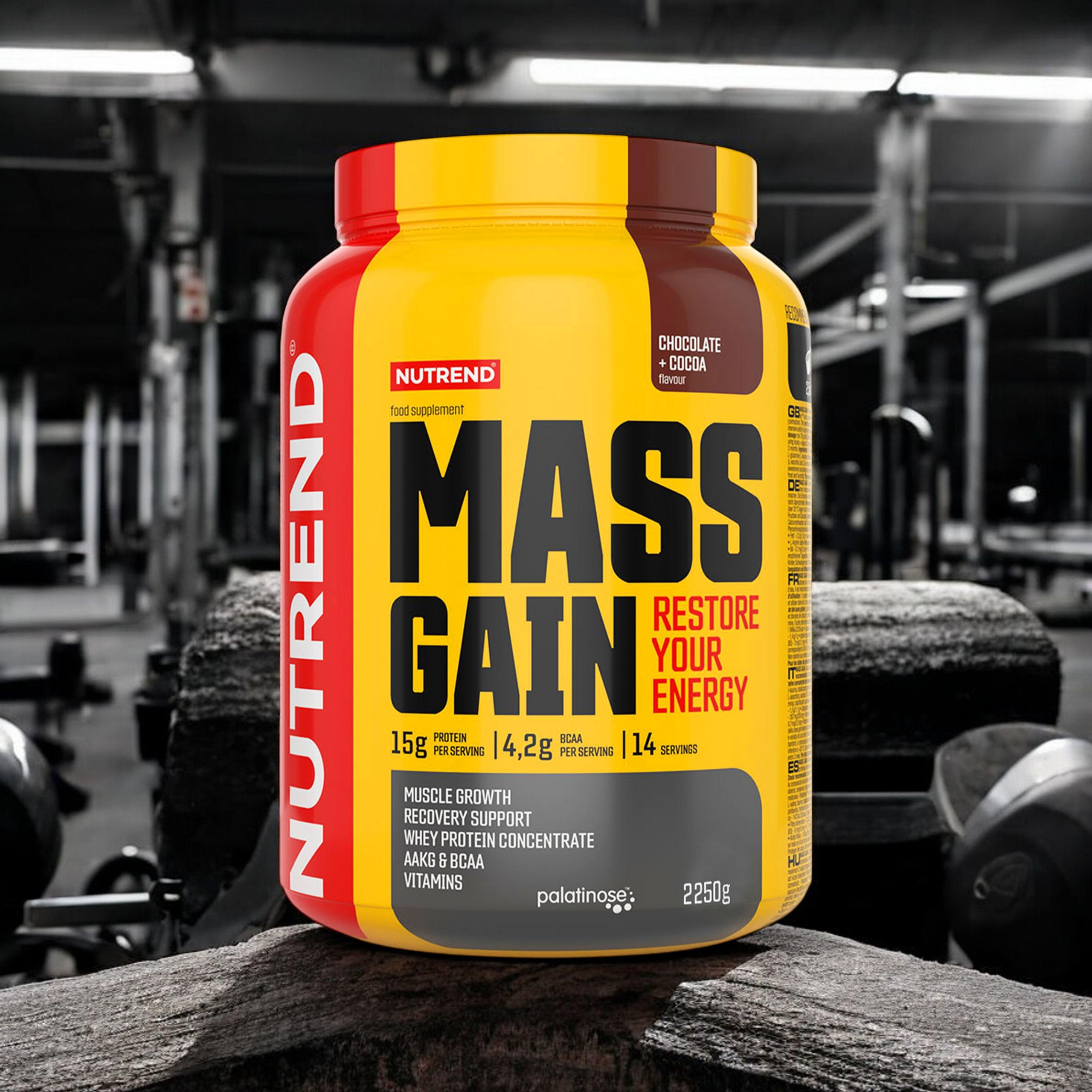 NUTREND Mass Gain - 2x 2100g - Chocolate + Cocoa