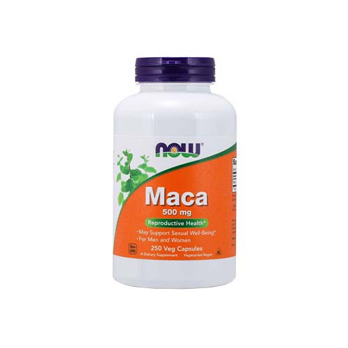 NOW Maca 500mg - 2x 250vcaps.