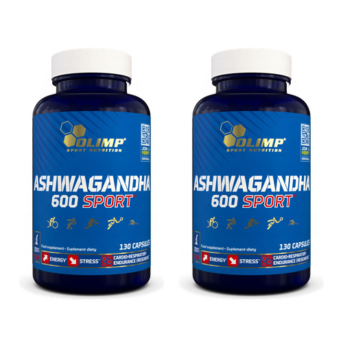 OLIMP - Ashwagandha 600 Sport - 2x 130caps.