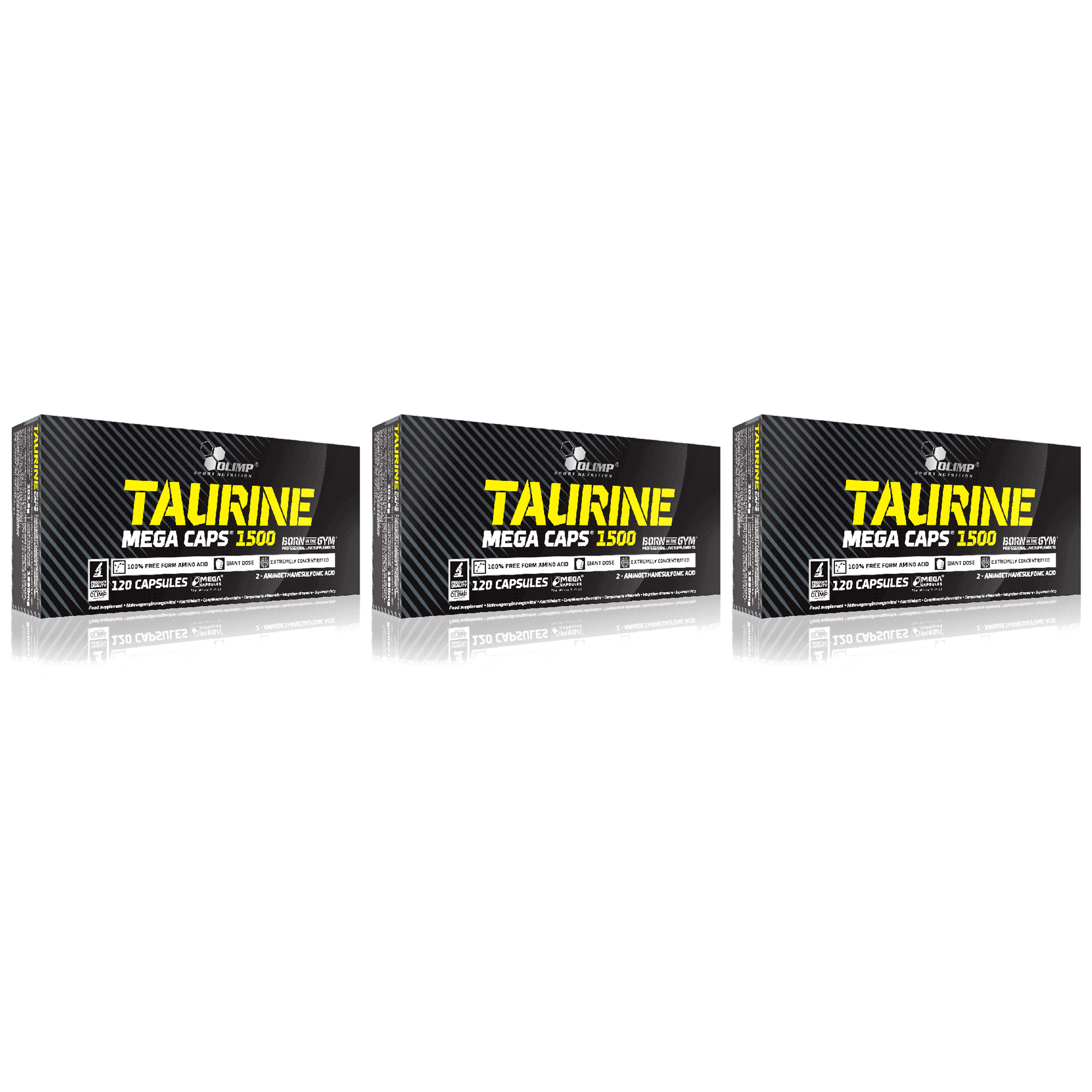 OLIMP Taurine MEGA CAPS - 3x 120caps