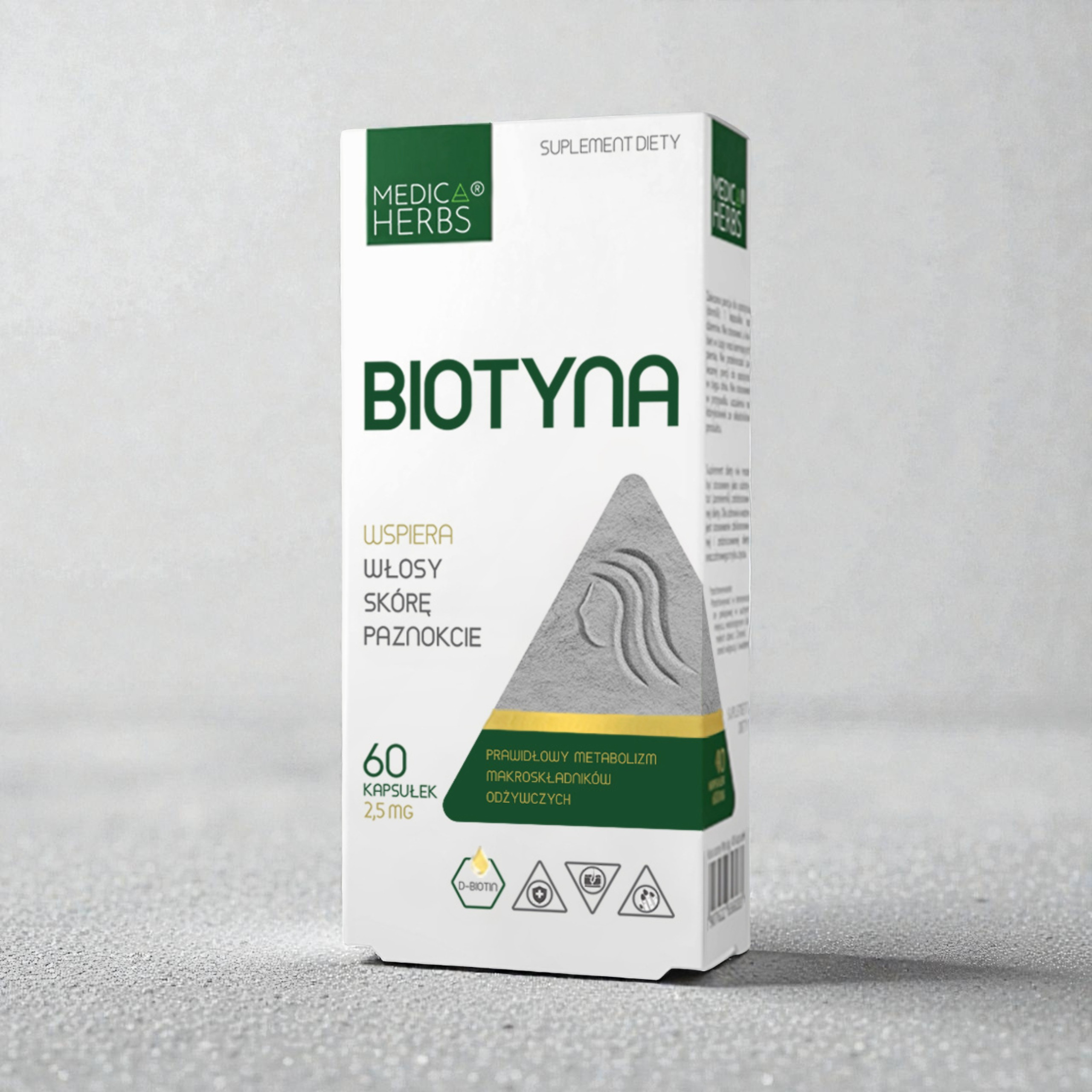 MEDICA HERBS - Biotyna 2,5mg - 2x 60caps.
