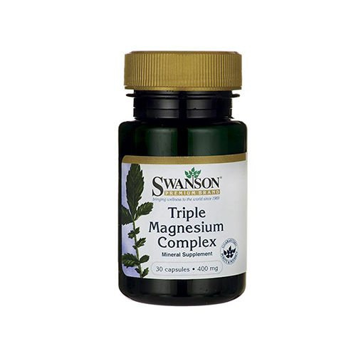 SWANSON Triple Magnesium Complex 400mg - 2x 30caps