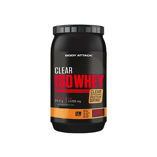 BODY ATTACK Clear Iso Whey - 900g - Lemon - WYPRZEDAŻ - 31-10