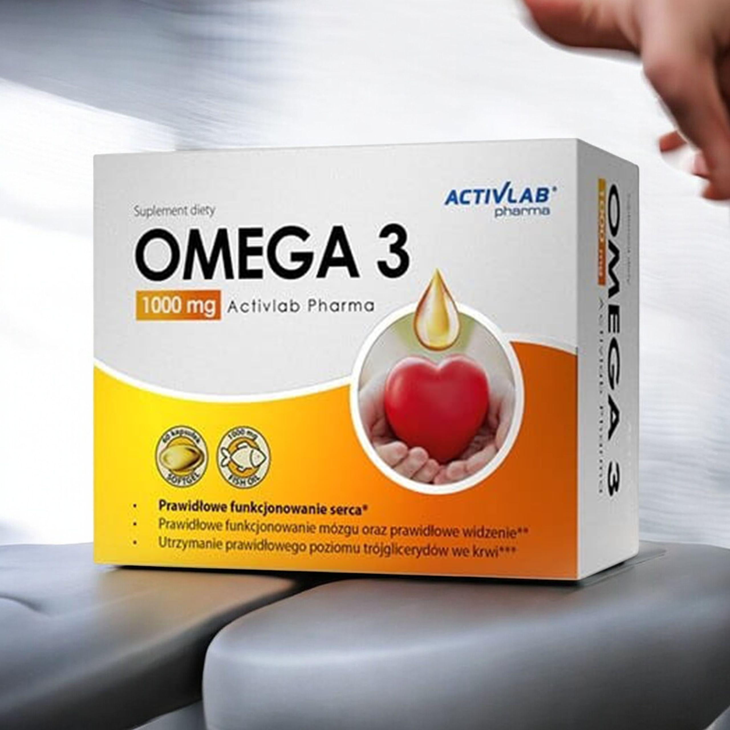 ACTIVLAB PHARMA Omega 3 1000mg - 3x 60caps.