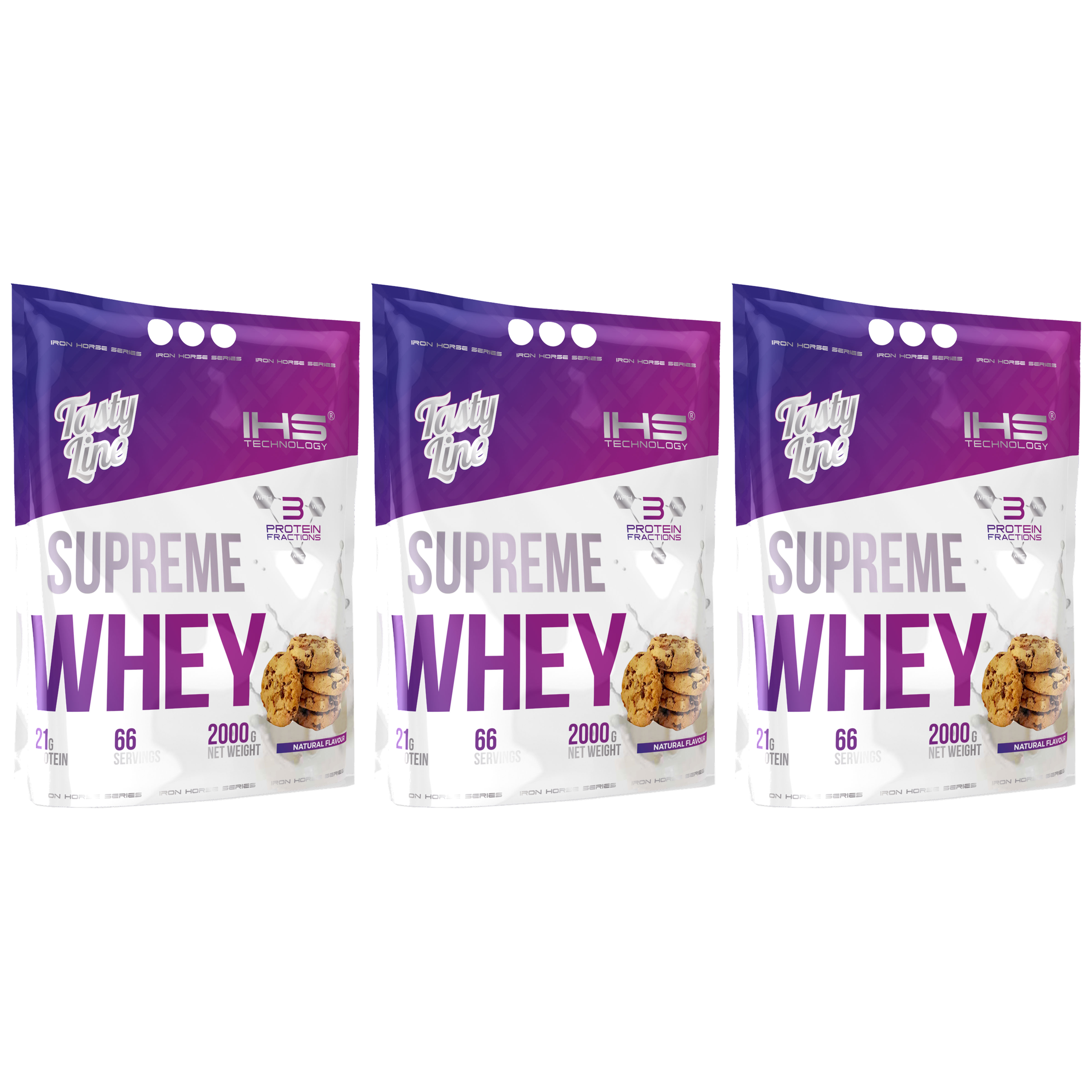 IRON HORSE Supreme Whey - 3x 2000g