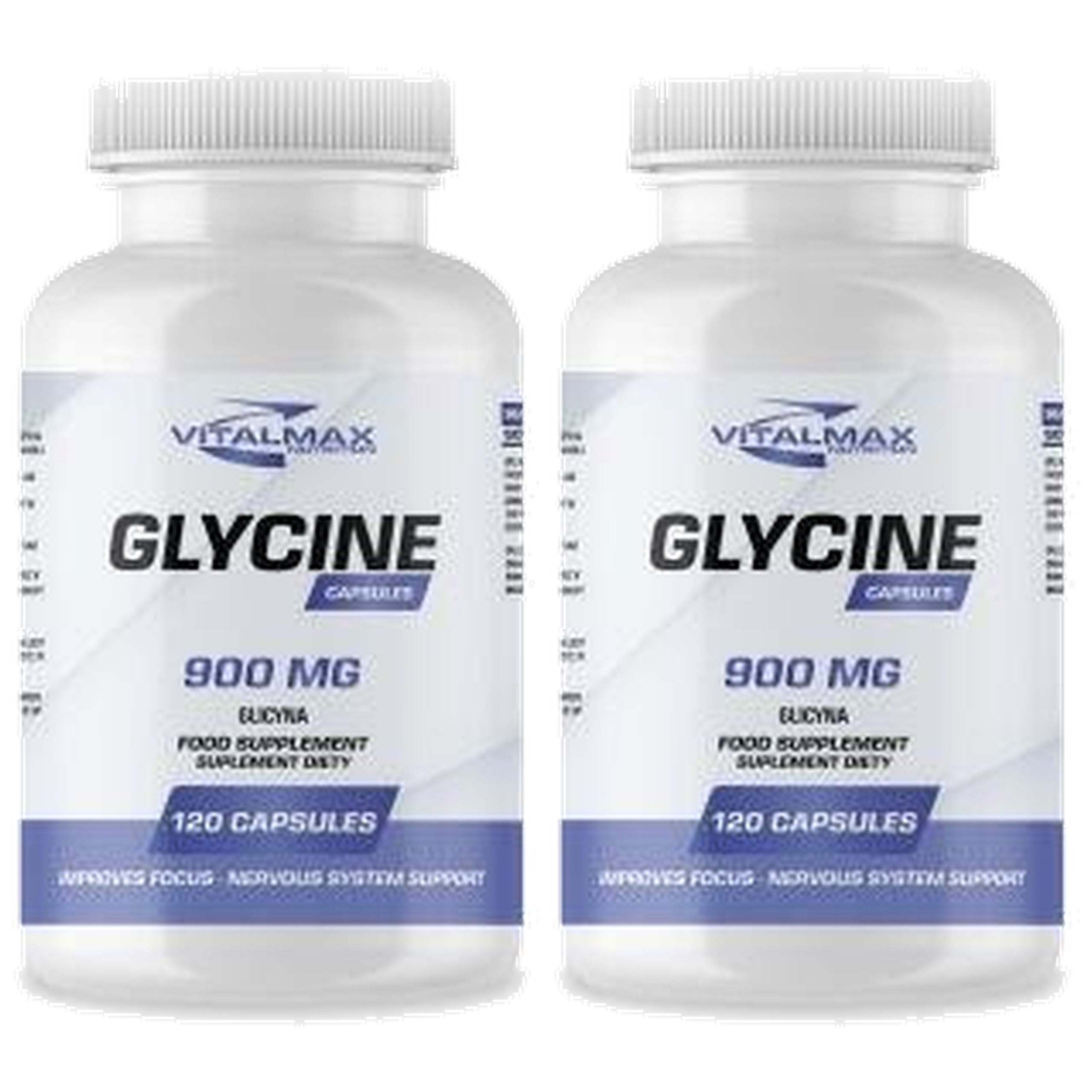 VITALMAX - Glycine 900mg - 2x 120caps.