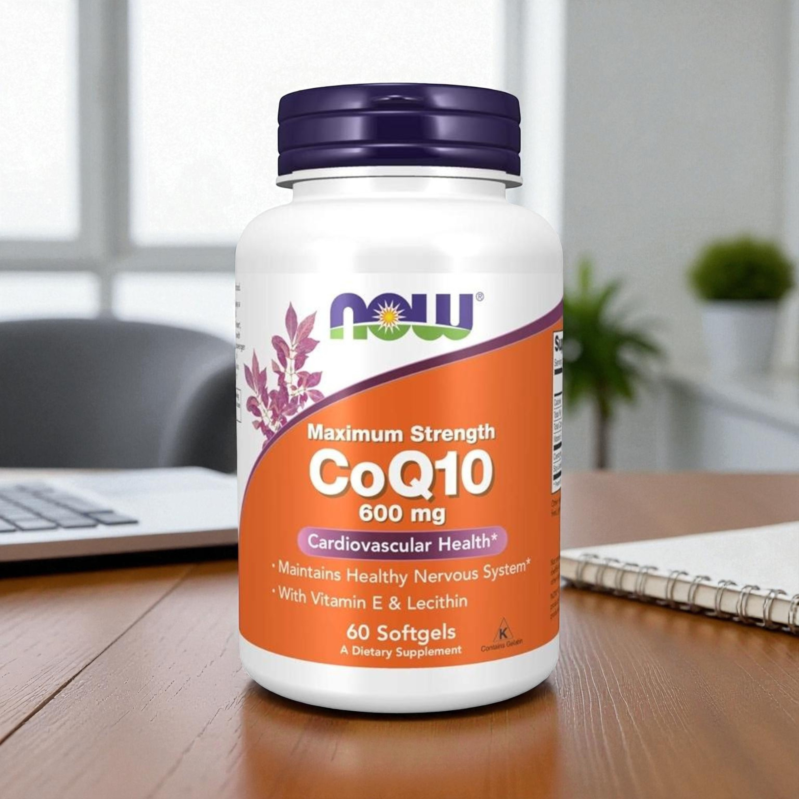 NOW - CoQ10 600mg - 3x 60softgels