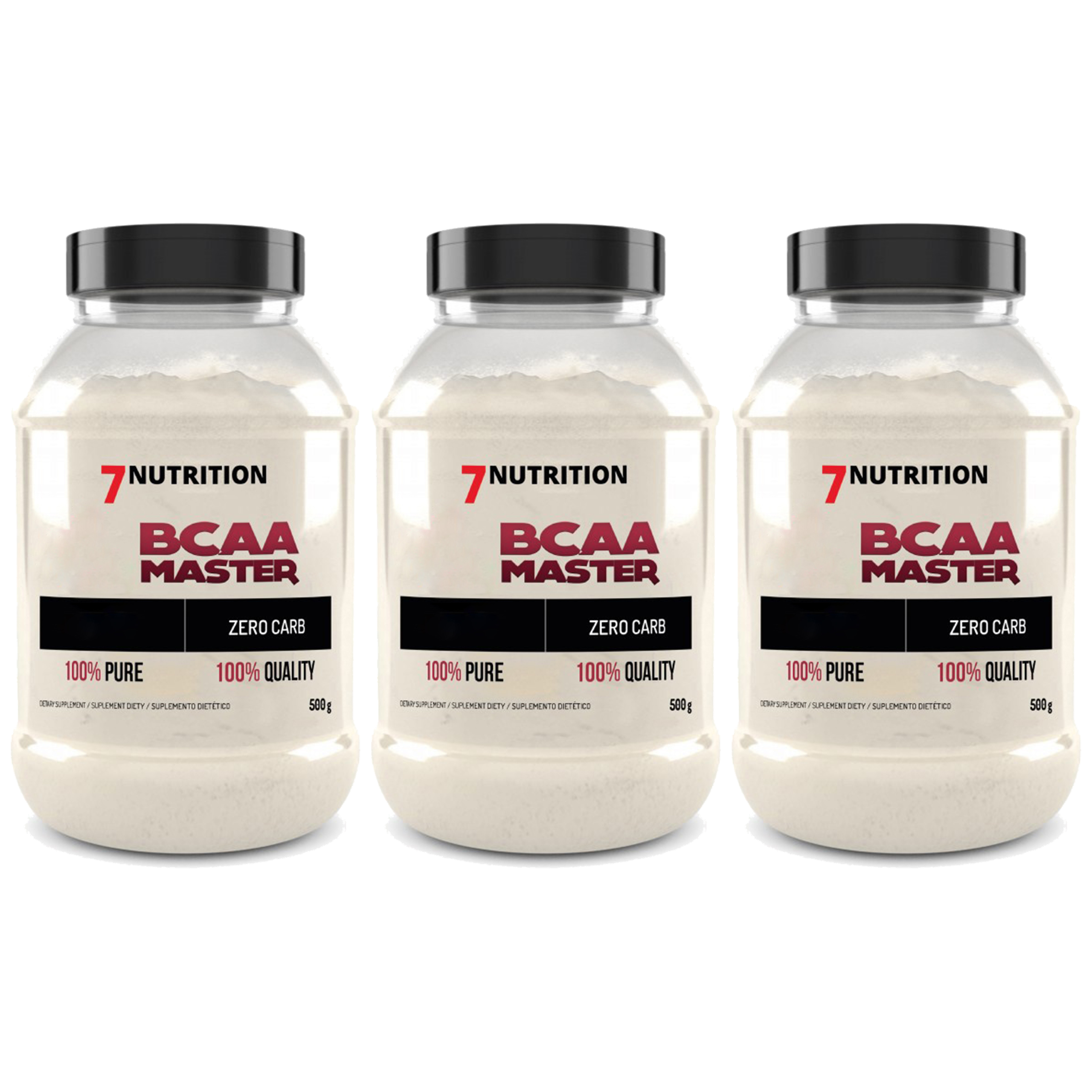 7 NUTRITION BCAA Master - 3x 500g