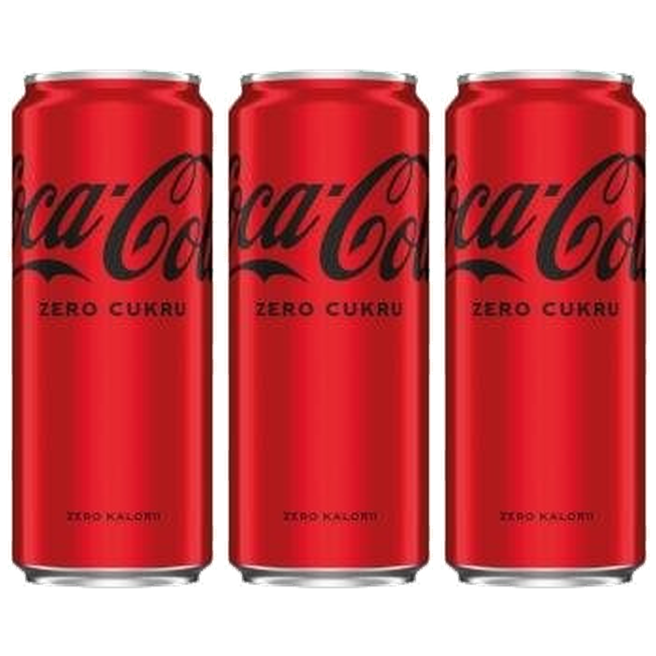 NAPOJE - Coca-Cola Zero Cukru - 3x 330ml