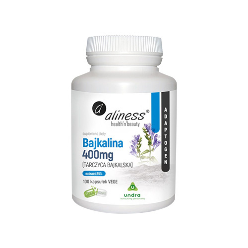 ALINESS Bajkalina 400 mg Tarczyca Bajkalska - 2x 100vcaps