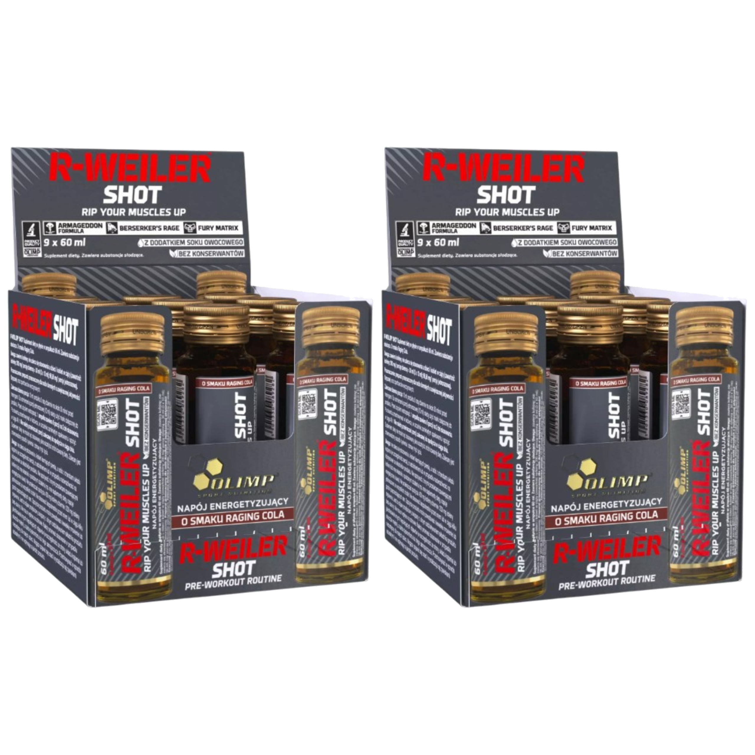 OLIMP - R-Weiler Shot - 9x 2x 60ml  Cola