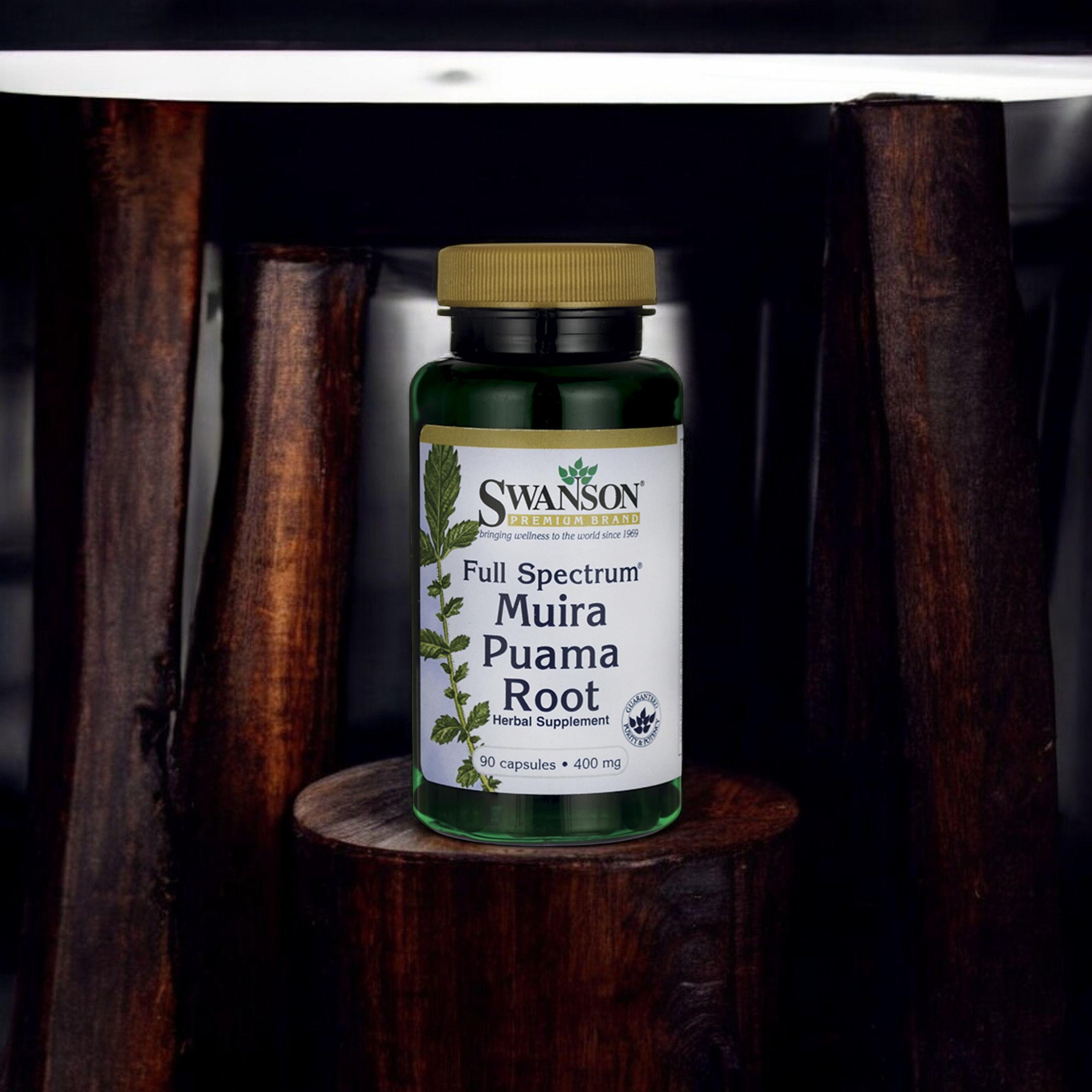 SWANSON Full Spectrum Muira Puama Root 400mg - 2x 90caps