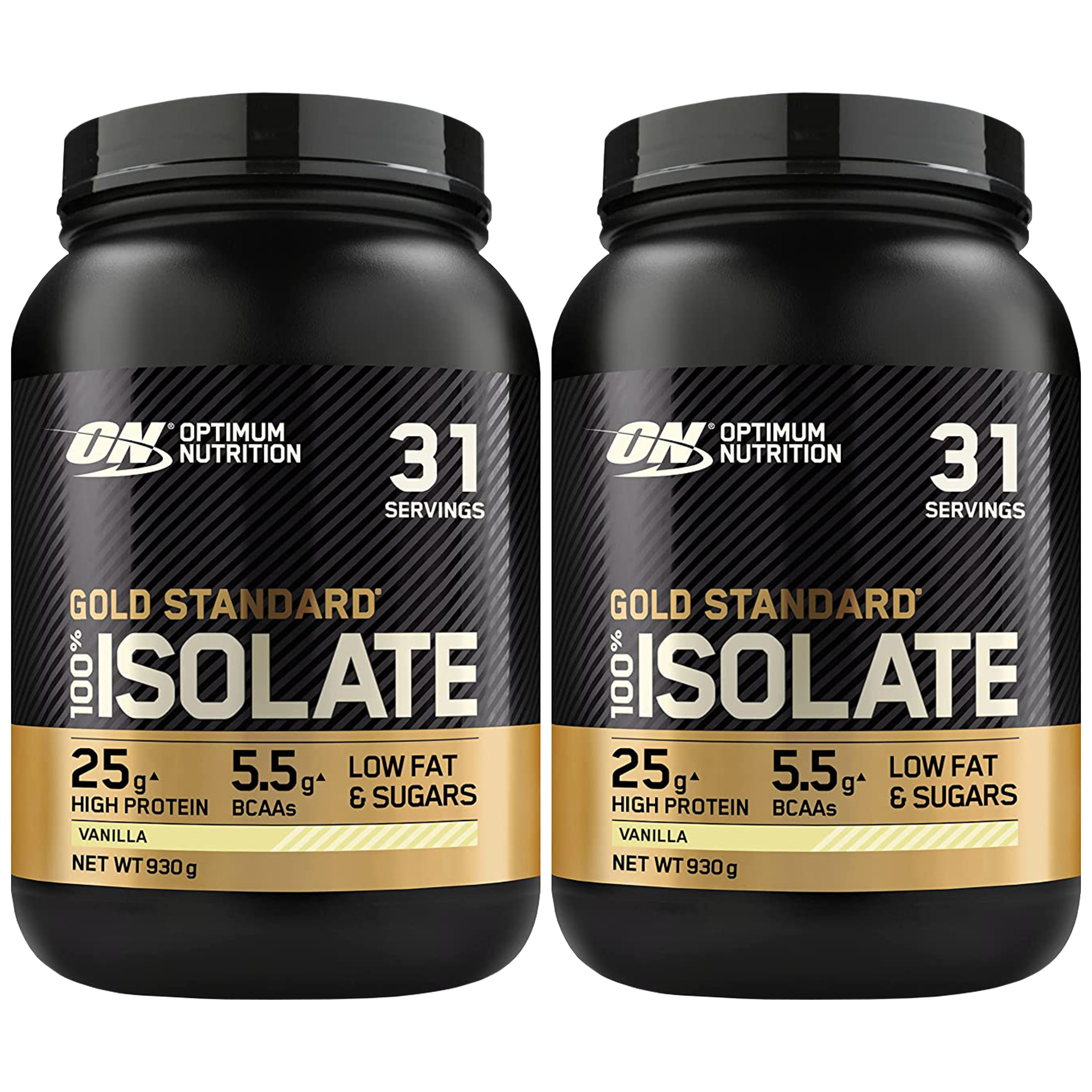 OPTIMUM NUTRITION Gold Standard 100% Isolate - 2x 930g