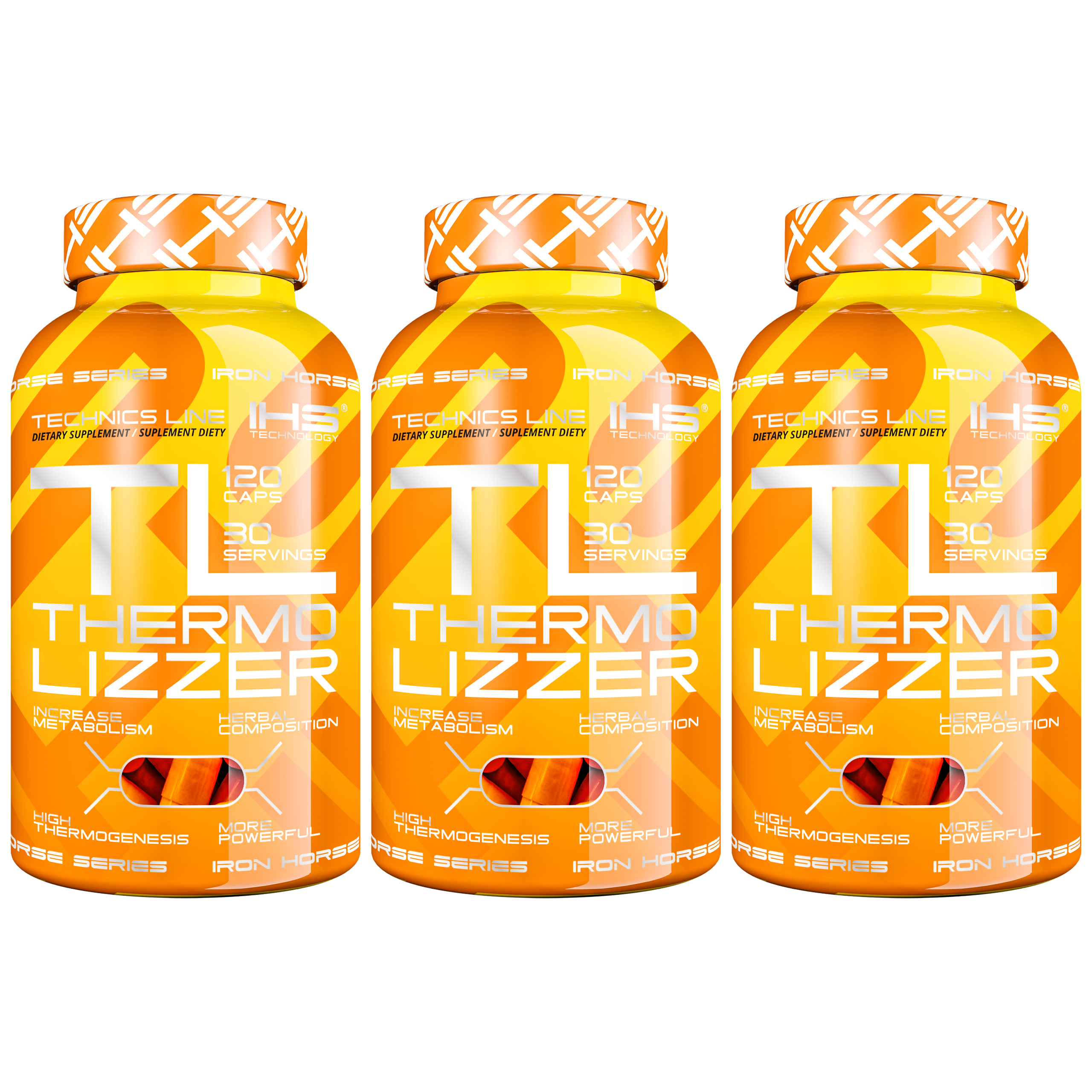 IRON HORSE Thermo Lizzer - 3x 120caps