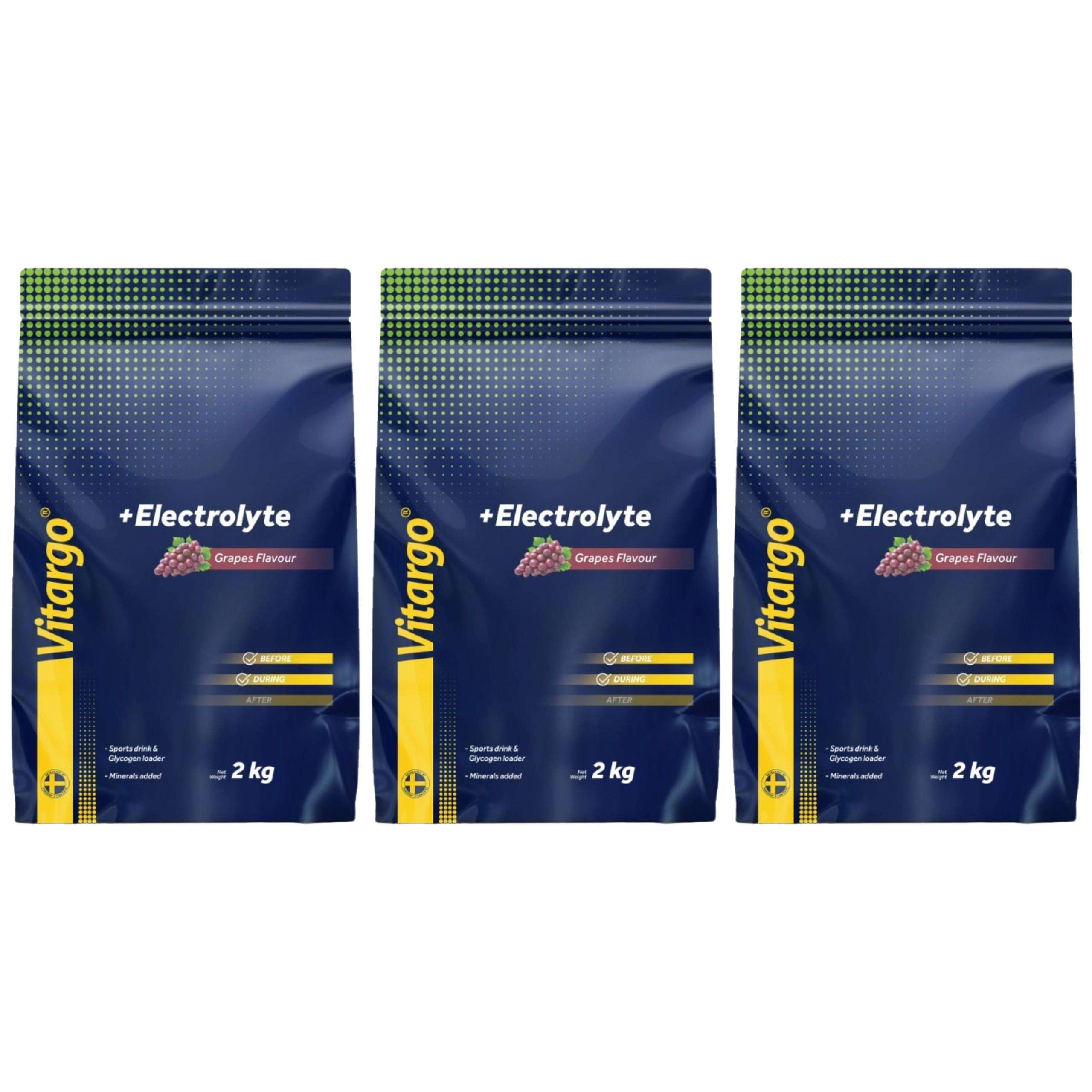VITARGO - Vitargo Electrolyte BAG - 3x 2000g