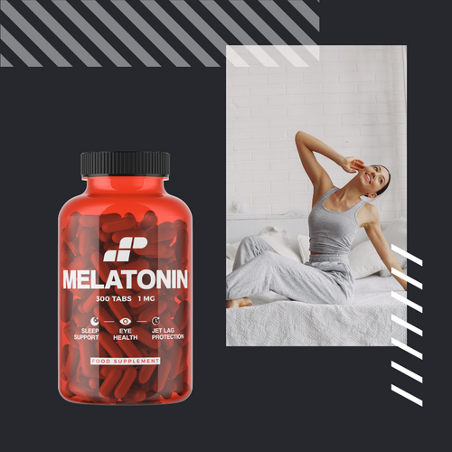 2x MP NUTRITION Melatonin 1mg - 300tabs - Melatonina