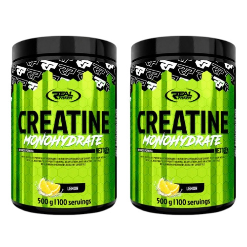REAL PHARM Creatine Monohydrate - 2x 500g