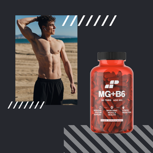 MP NUTRITION Mg + B6 - 90tabs - Magnez + Witamina B6