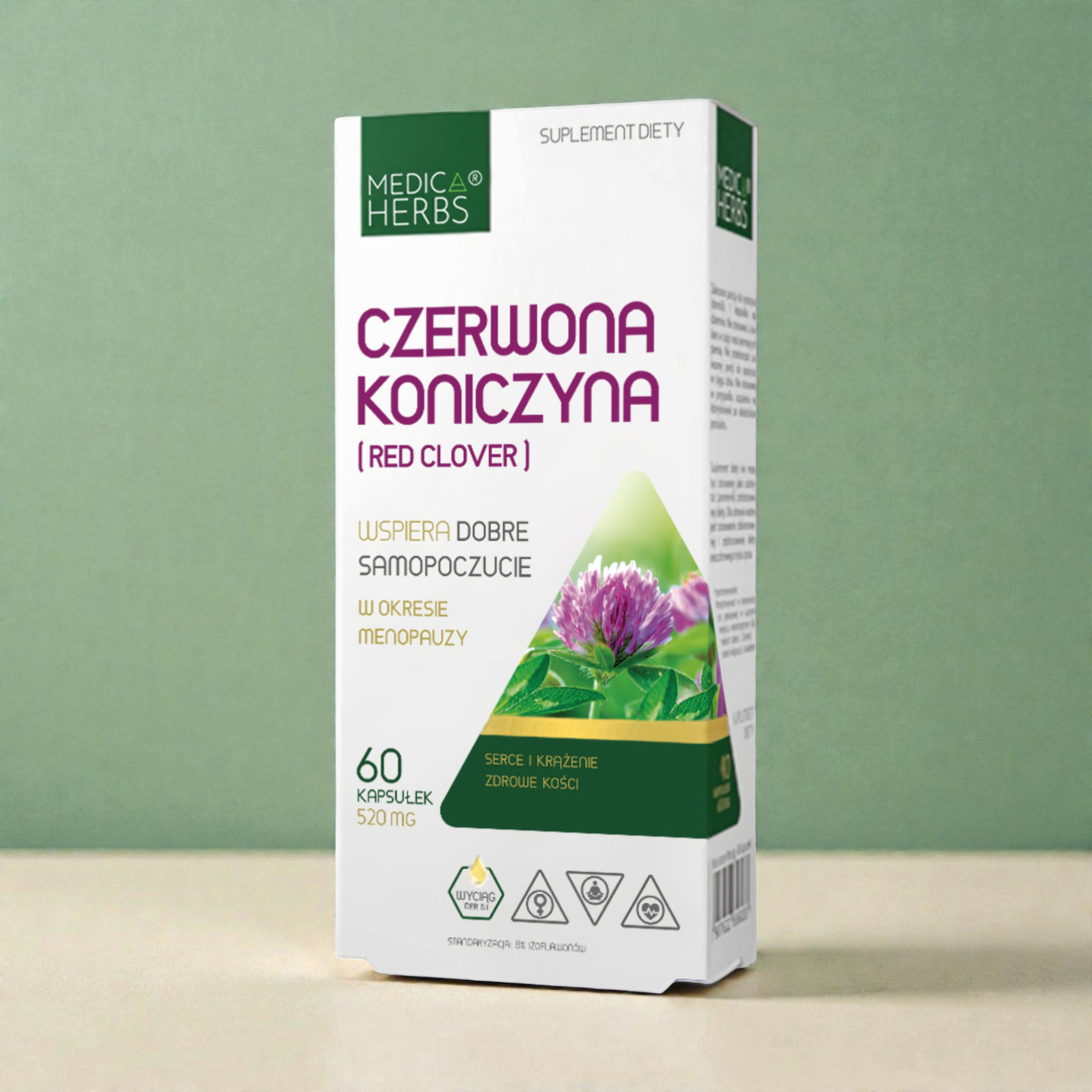 MEDICA HERBS - Czerwona Koniczyna 520mg - 2x 60caps.