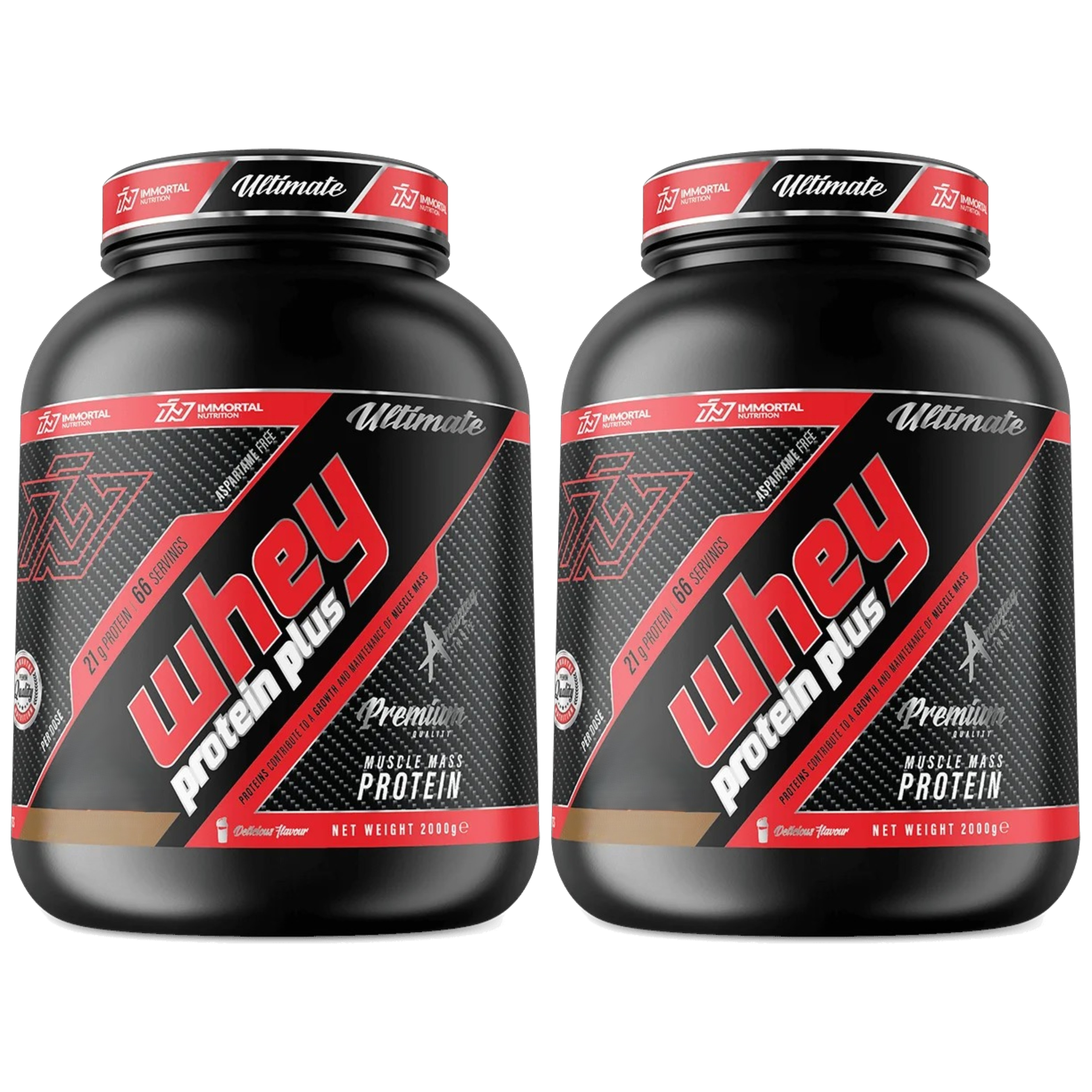 IMMORTAL NUTRITION - Whey Protein Plus - 2x 2000g