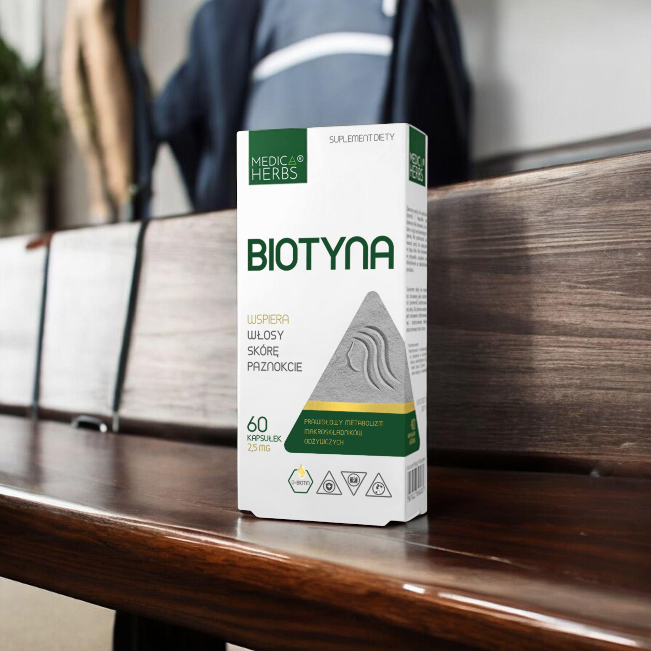 MEDICA HERBS - Biotyna 2,5mg - 2x 60caps.