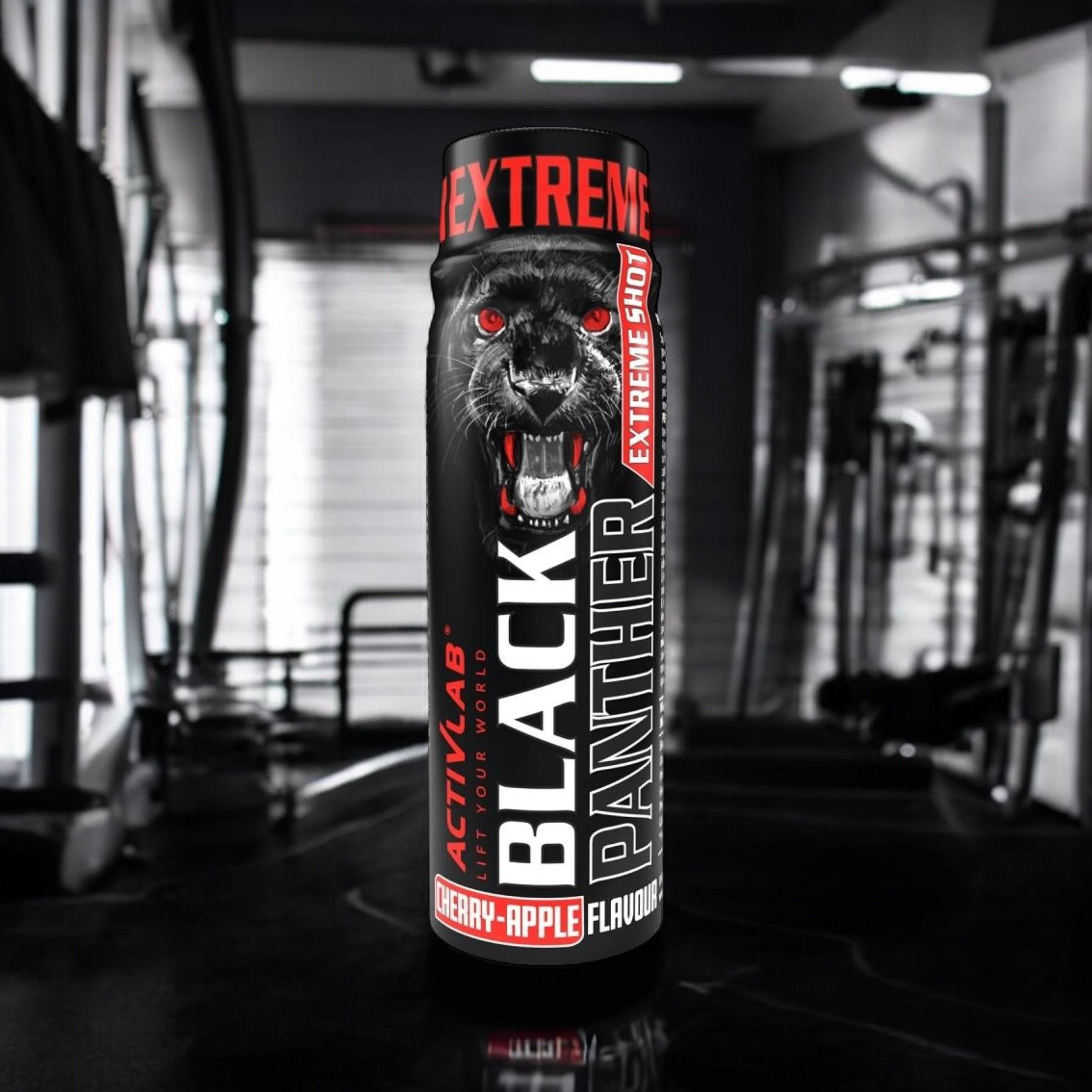ACTIVLAB - Black Panther Extreme Shot - 12x 2x 80ml - Cherry Apple