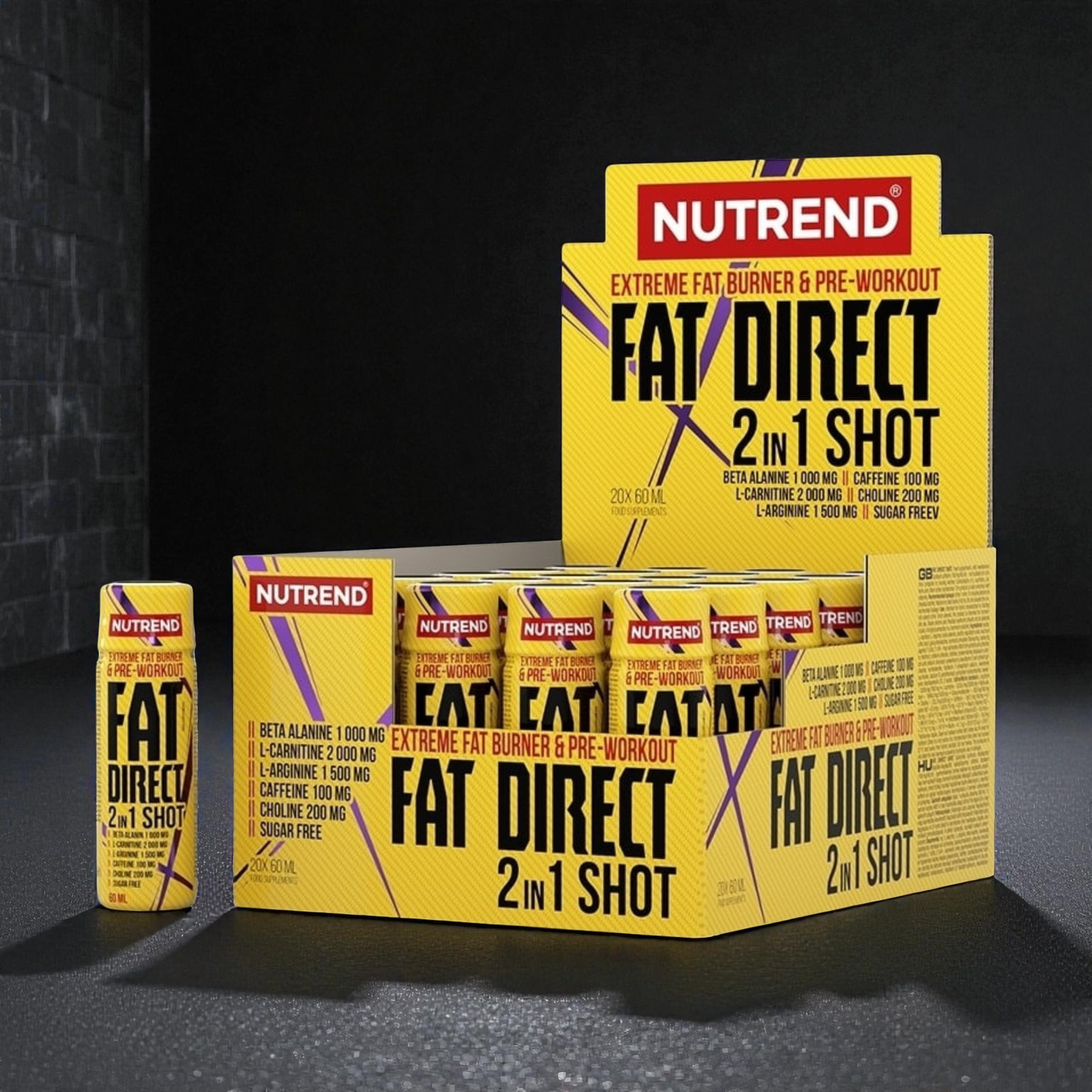 NUTREND - Fat Direct 2in1 Shot - 2x 60ml x20