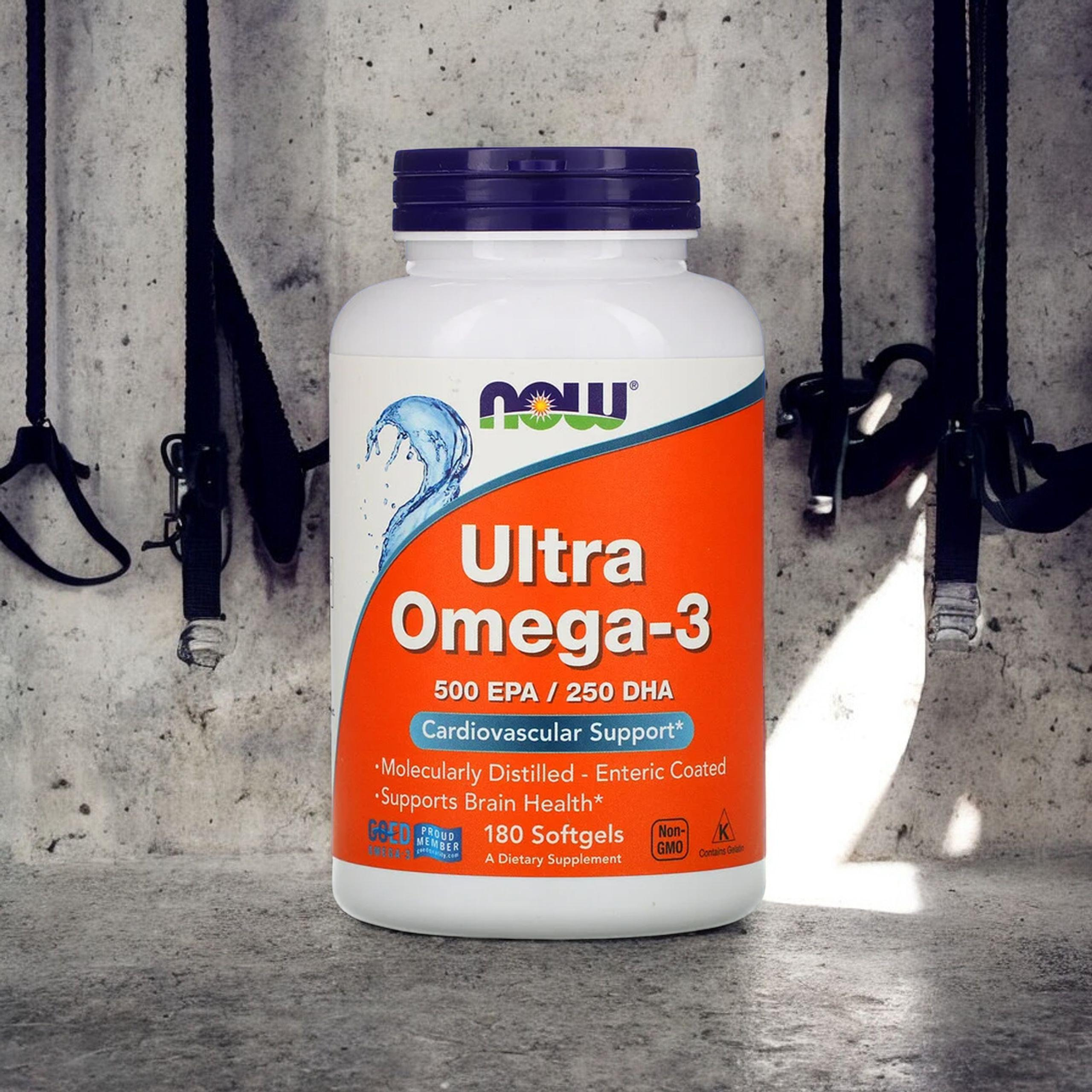 NOW Ultra Omega 3 - 500 EPA / 250 DHA - 2x 180softgels