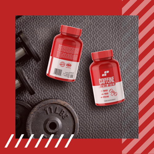 3x MP NUTRITION Caffeine 200mg - 200tabs