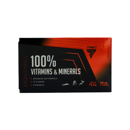 TREC Endurance 100% Vitamins & Minerals - 2x 60caps