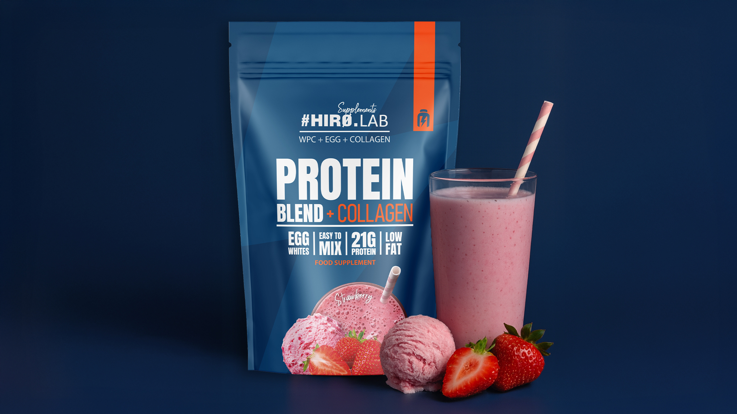 HIRO.LAB - Protein Blend + Collagen 2x 750g