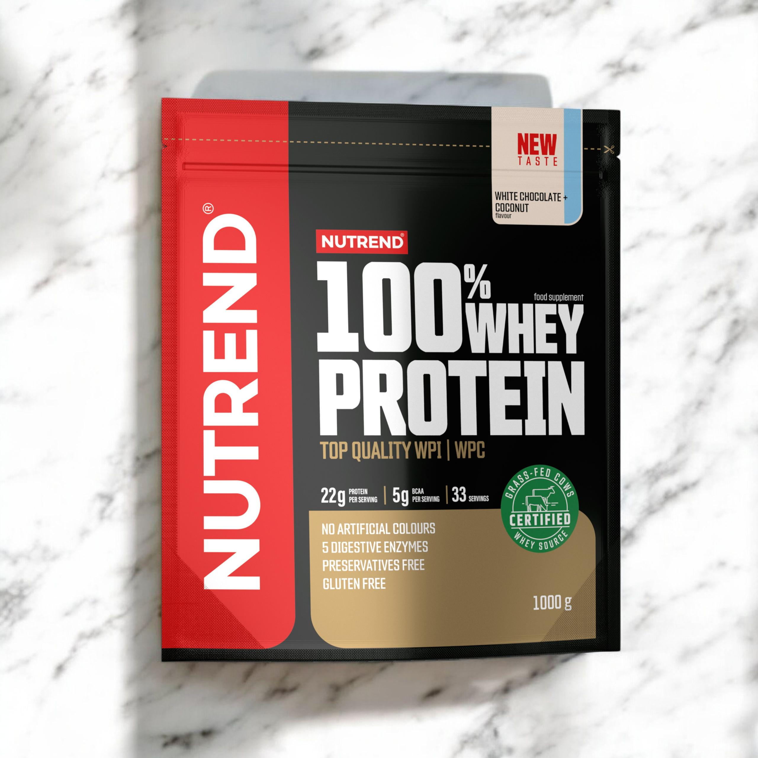 NUTREND 100% Whey Protein - 2x 1000g