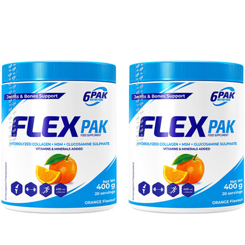 6PAK FlexPak - 2x 400g - Orange