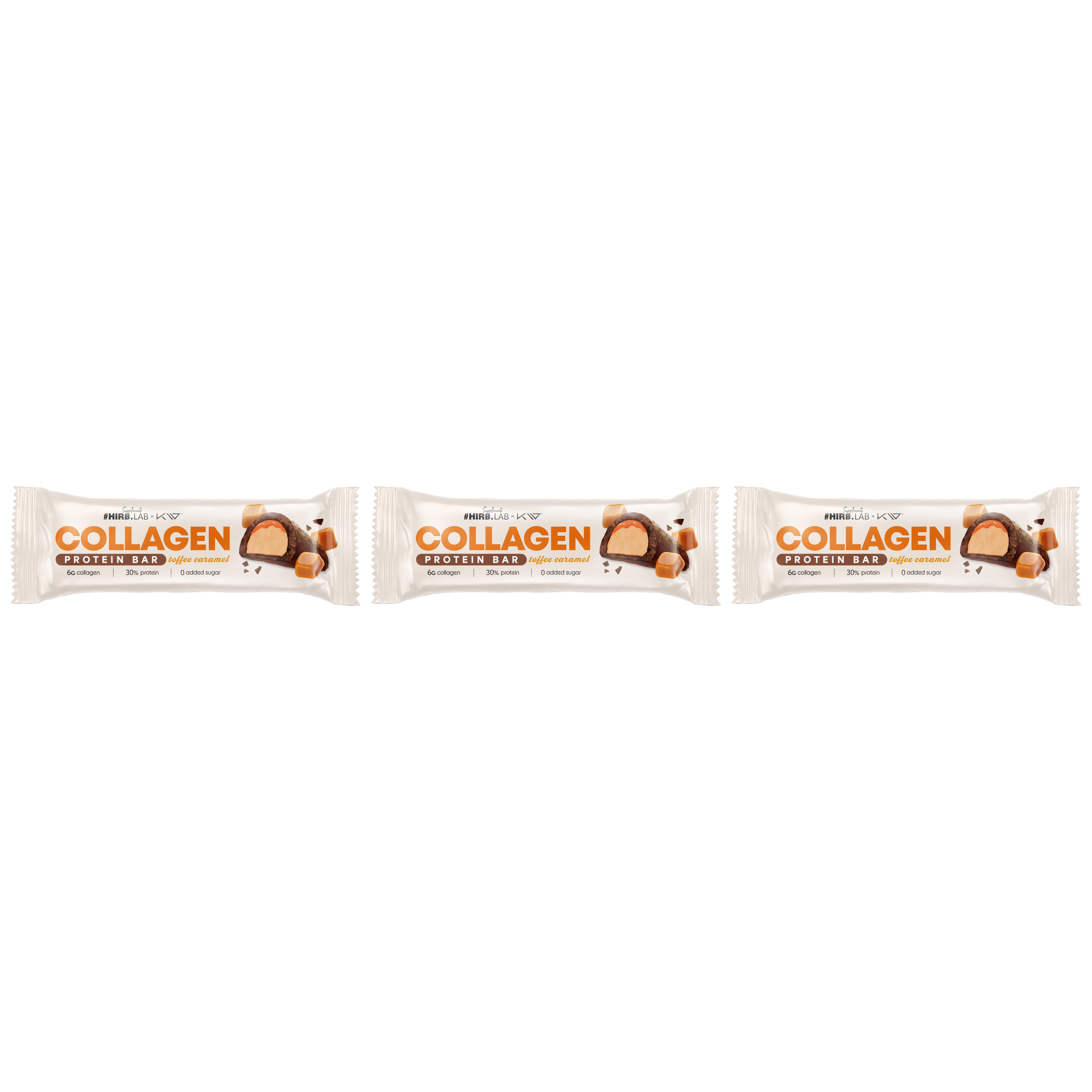 HIRO.LAB X KW Collagen Protein Bar - 3x 50g