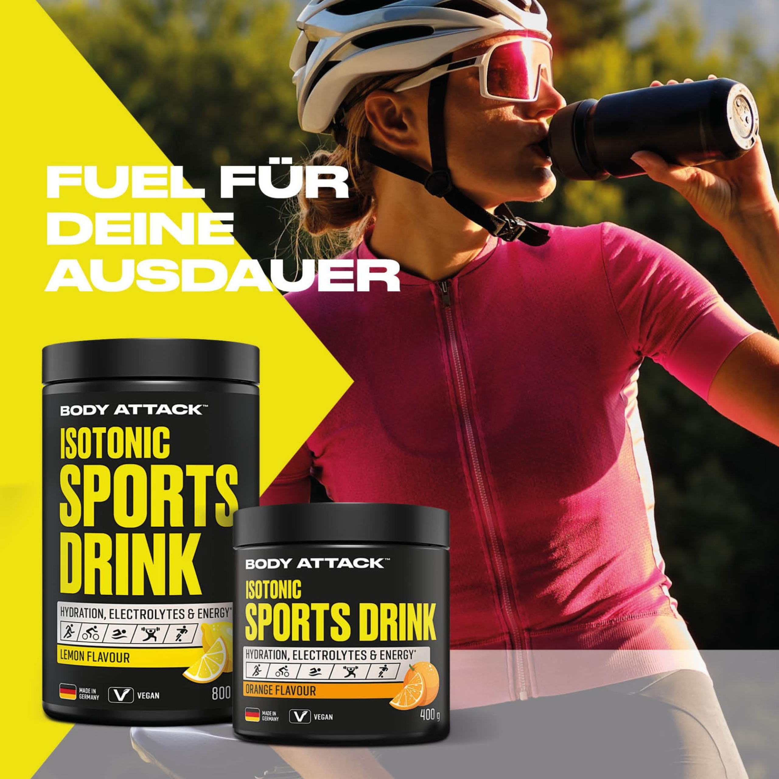 BODY ATTACK - Isotonic Sports Drink - 400g
