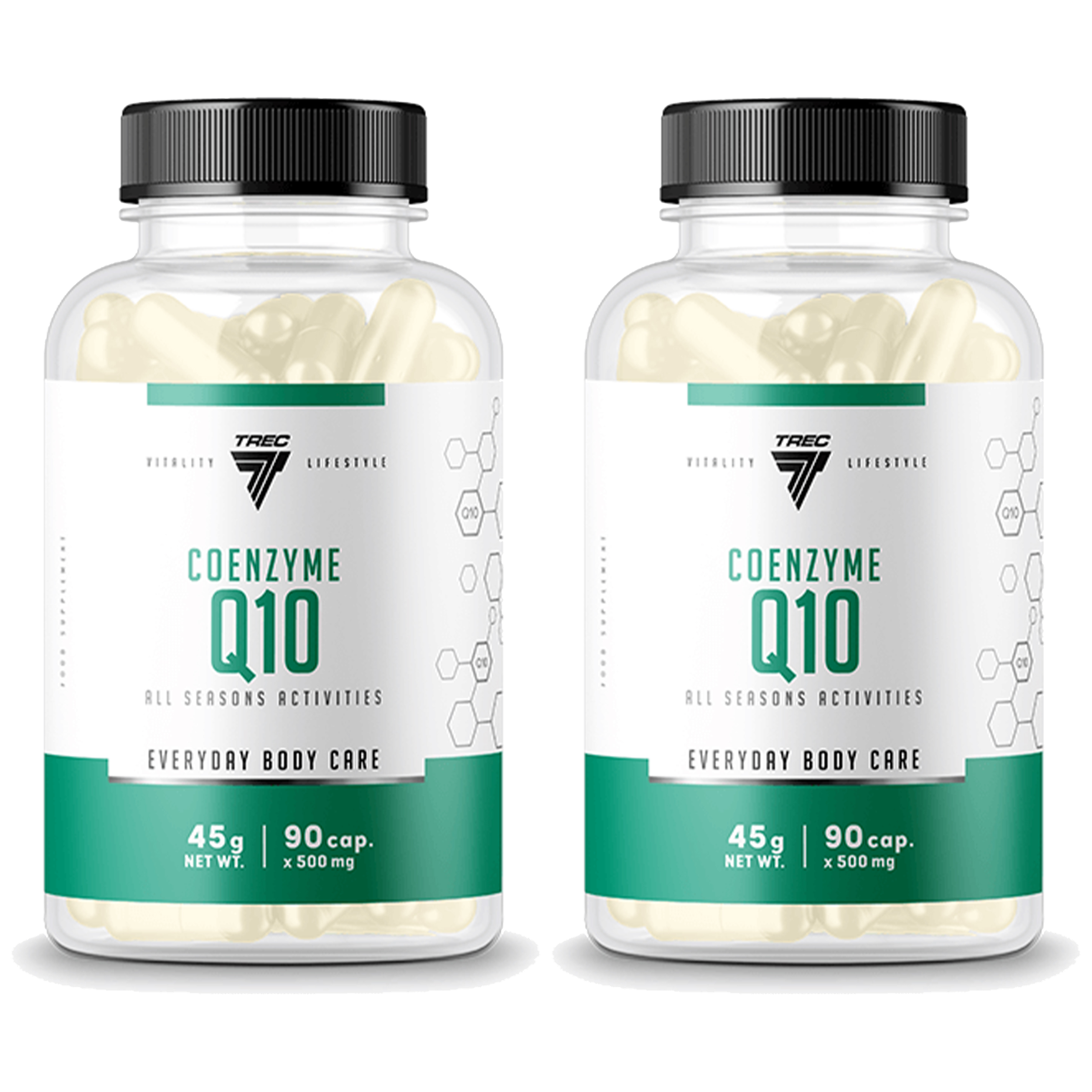 TREC Vitality Coenzyme Q10 - 90caps. - 2x Koenzym Q10