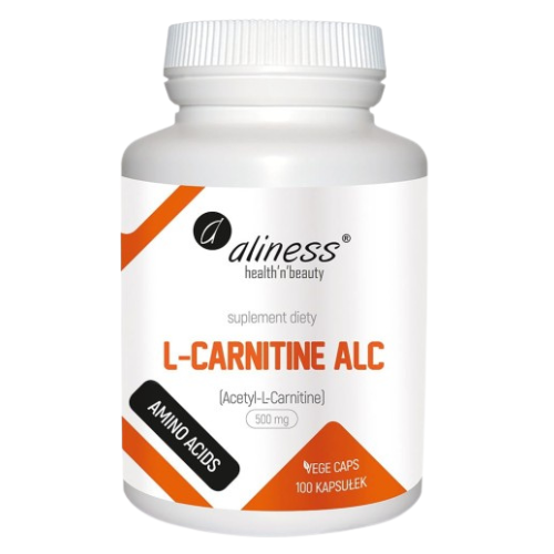 ALINESS - L-Carnitine ALC 500mg - 2x 100vcaps.