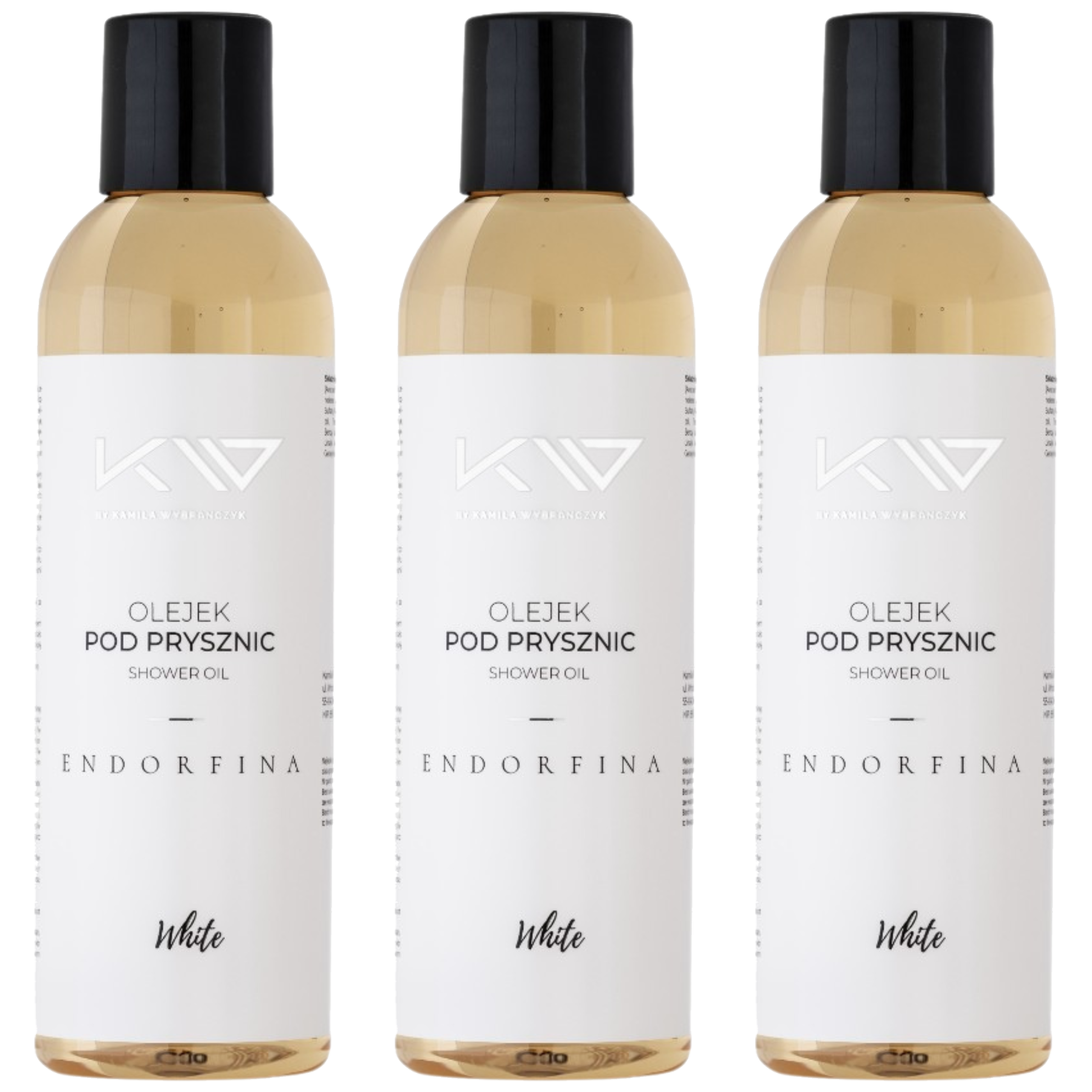 KAMILA WYBRAŃCZYK - Olejek pod Prysznic Endorfina - 3x 200ml 