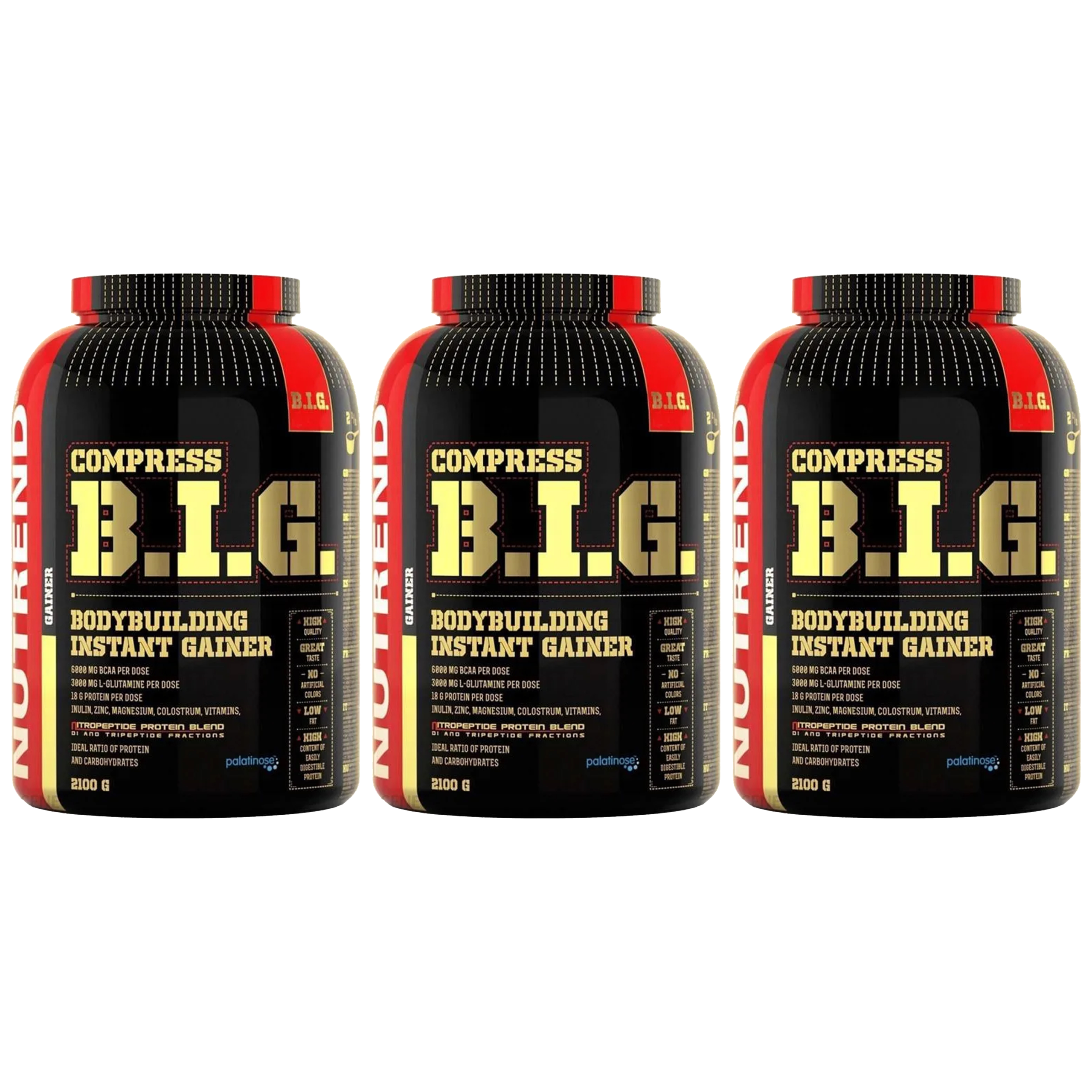 NUTREND Compress B.I.G. - 3x 2100g