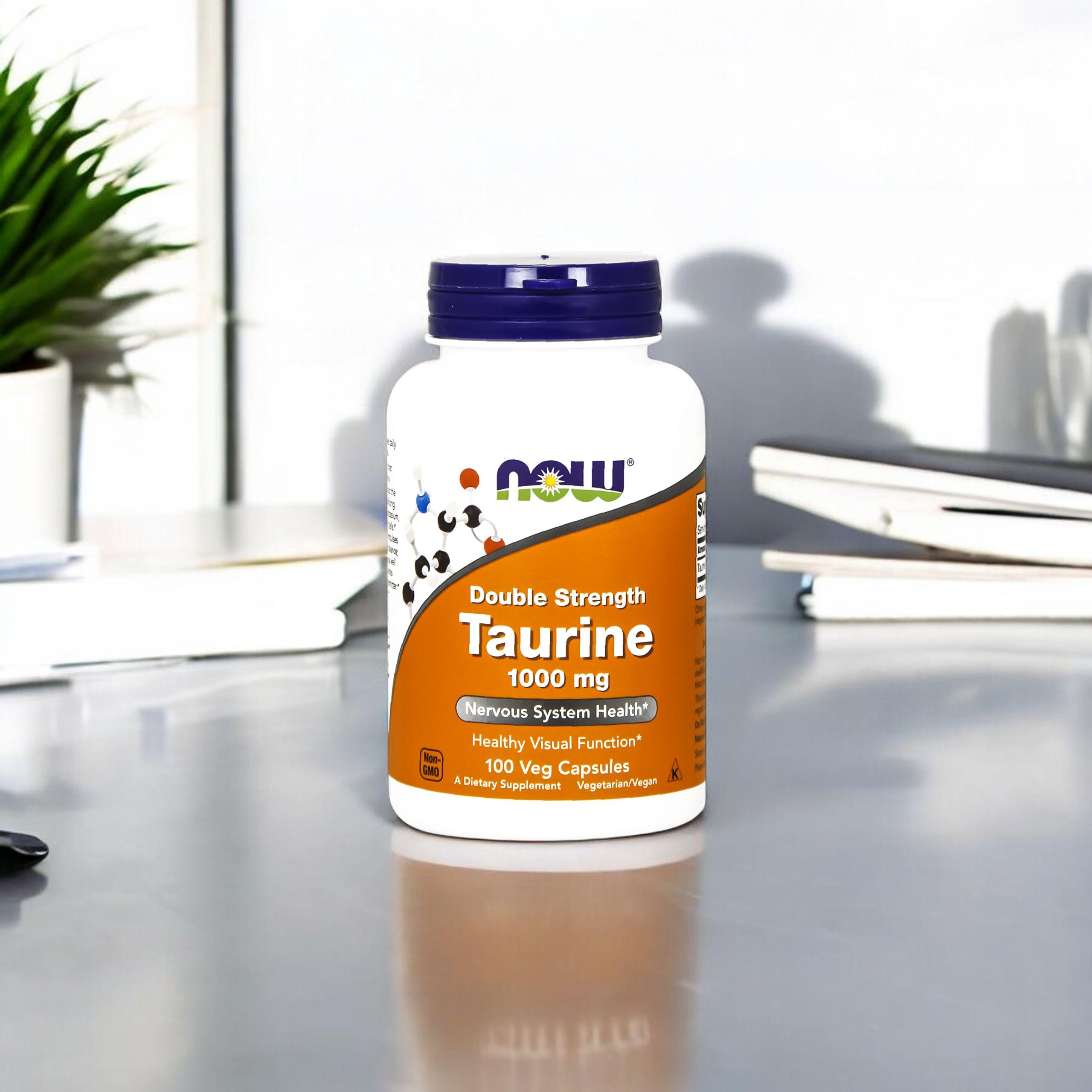 NOW Taurine 1000mg - 2x 100vcaps
