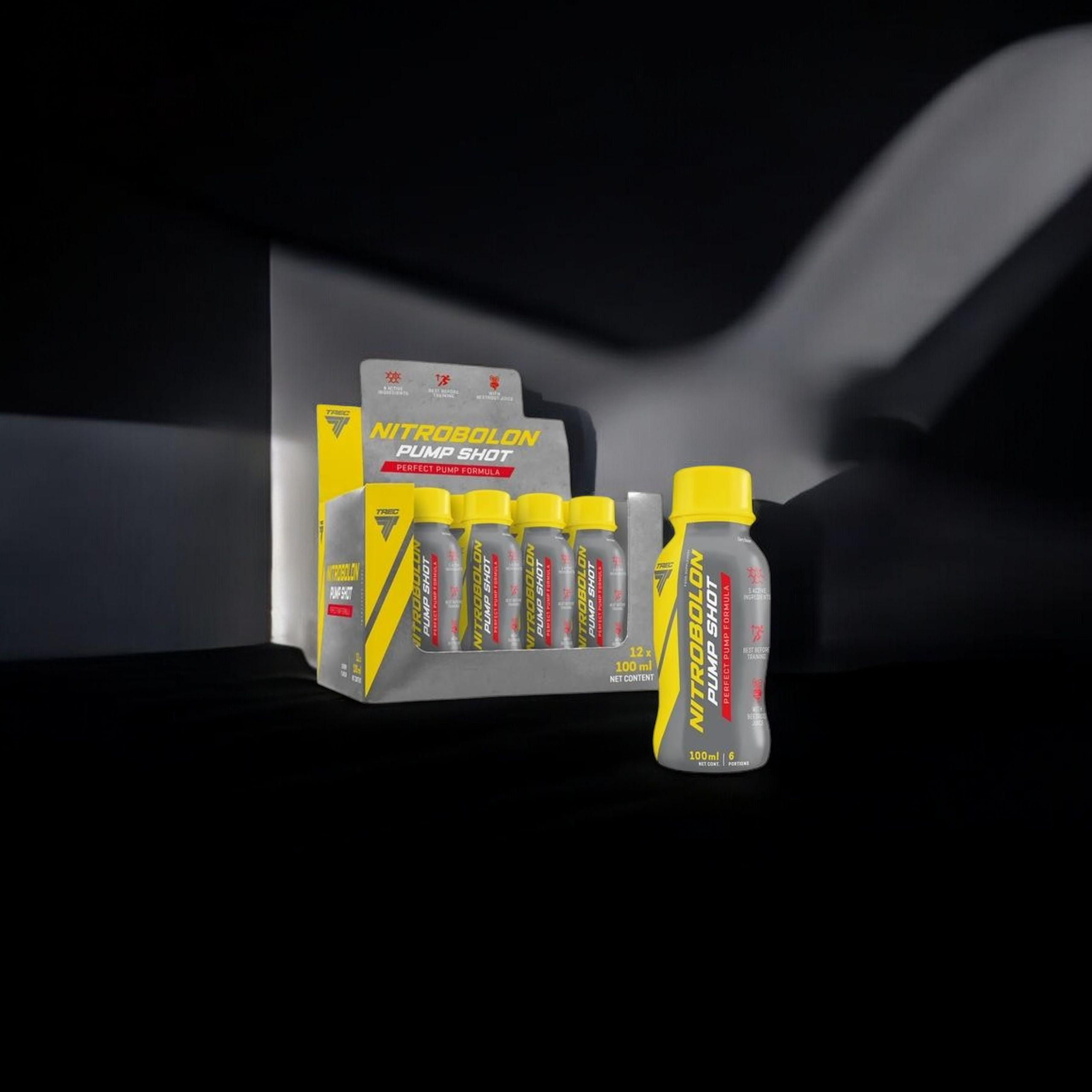 TREC - Nitrobolon Pump Shot - 12x 3x 100ml - Cherry