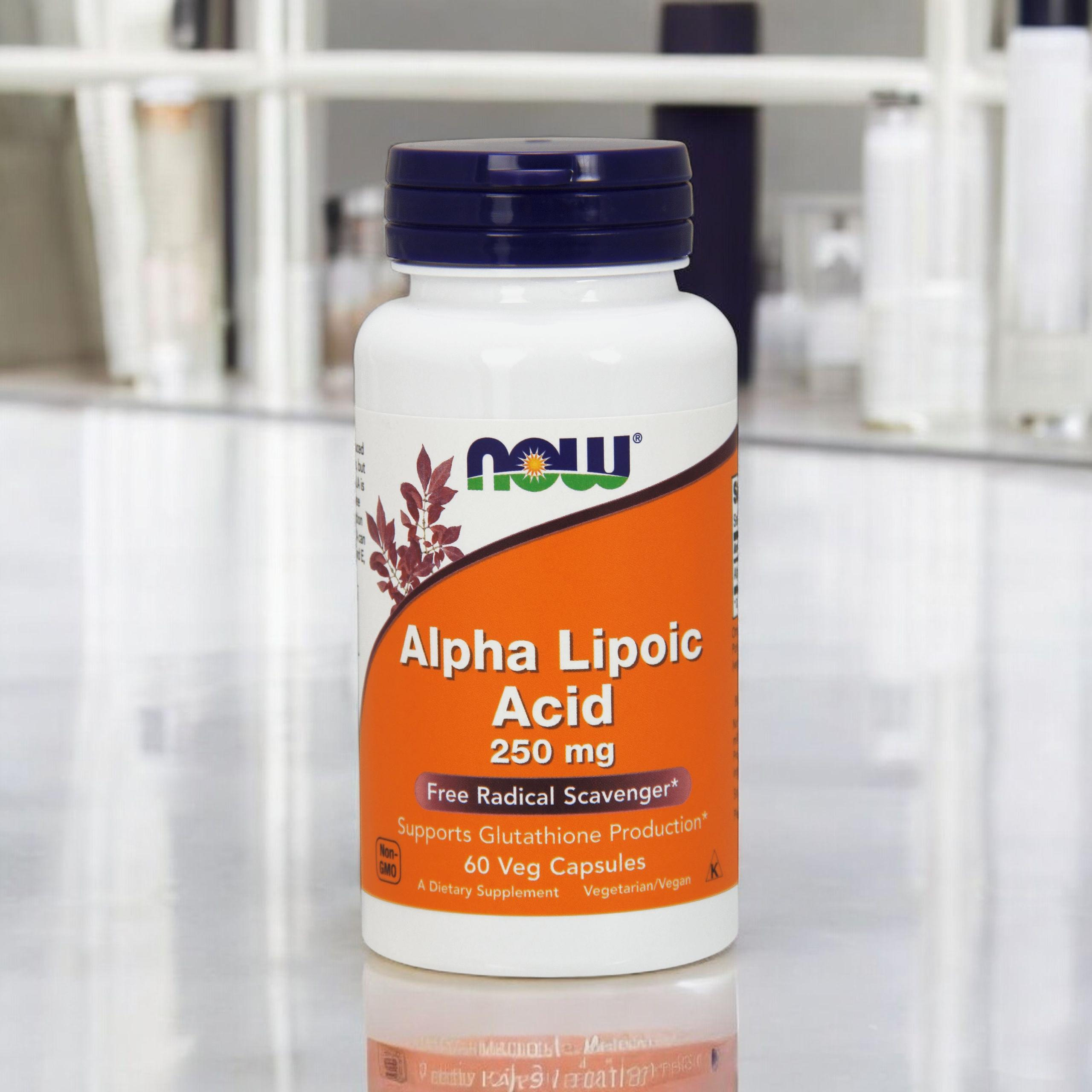NOW Alpha Lipoic Acid 250mg - 3x 60vegcaps