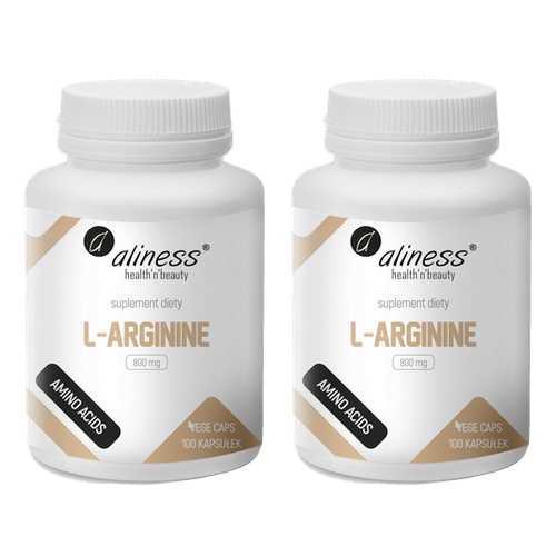 ALINESS - L-Arginine 800mg - 100vcaps. x2