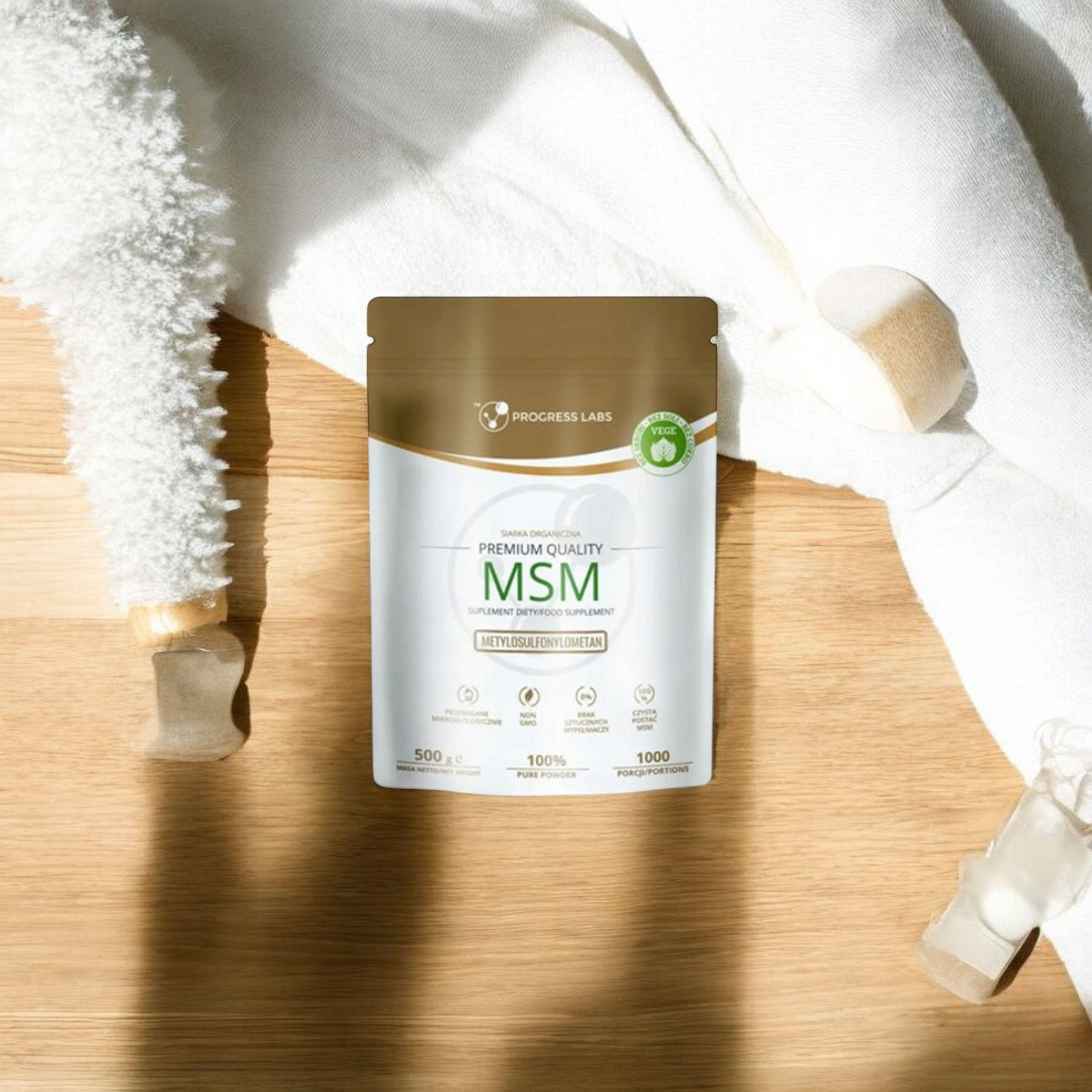 PROGRESS LABS MSM (Siarka Organiczna) - 500g