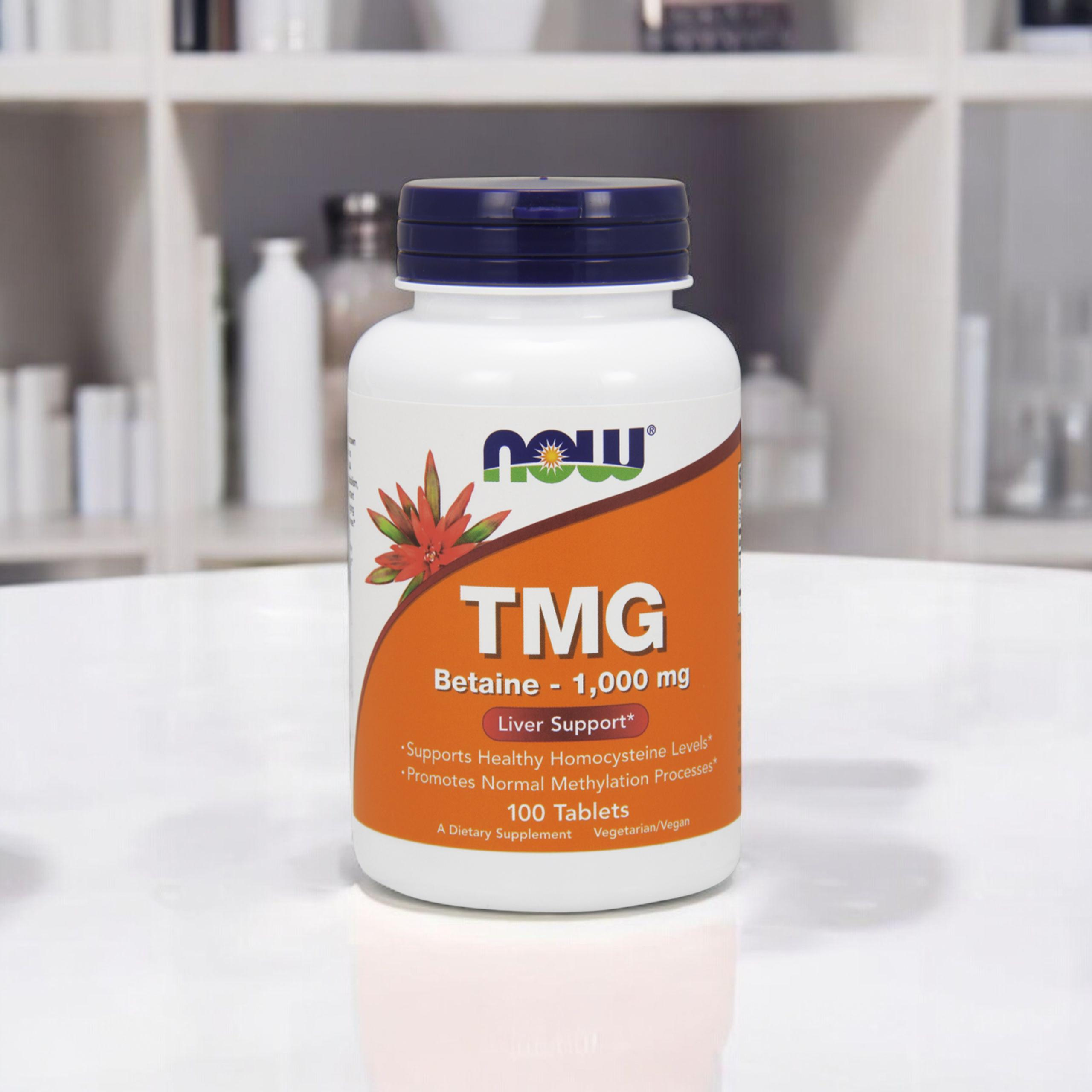 NOW TMG 1000mg - 2x 100tabs.