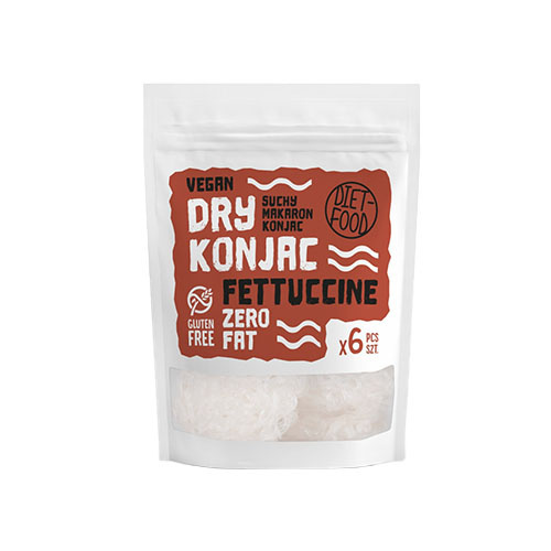 DIET FOOD - Dry Konjac Fettuccine - 2x 150g (6 pcs)