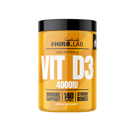HIRO.LAB Vitamin D3 4000IU - 3x 140 softgels
