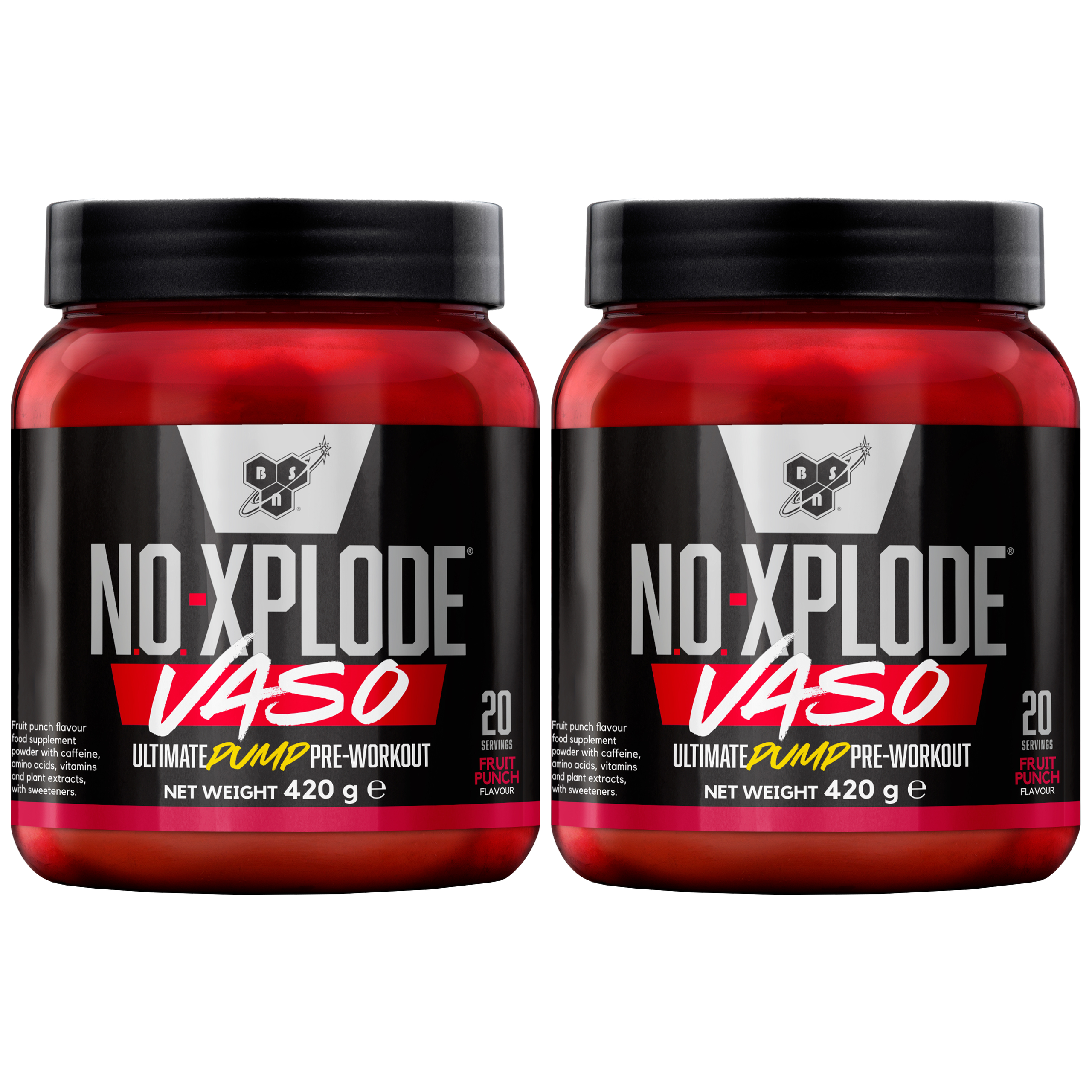 BSN N.O. Xplode Vaso - 2x 420g