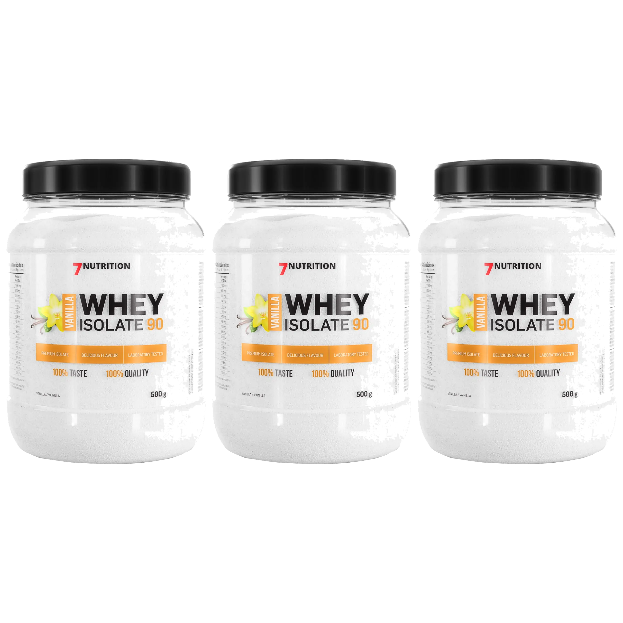 7 NUTRITION Whey Isolate 90 - 3x 500g